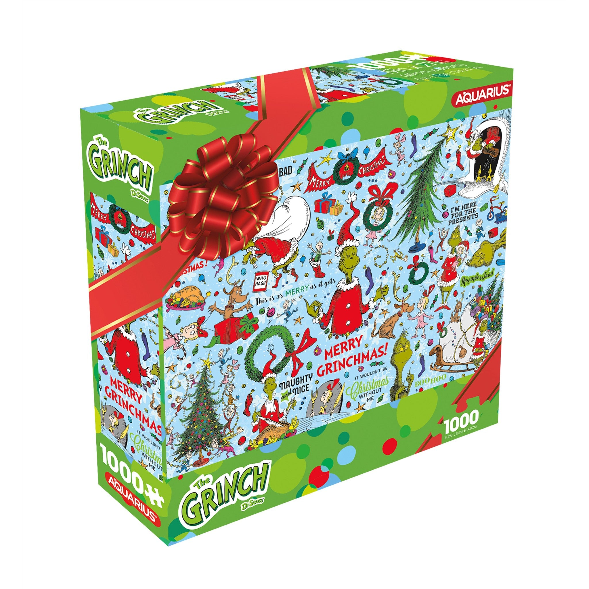 Grinch Wrapping Paper 1000 Piece Puzzle