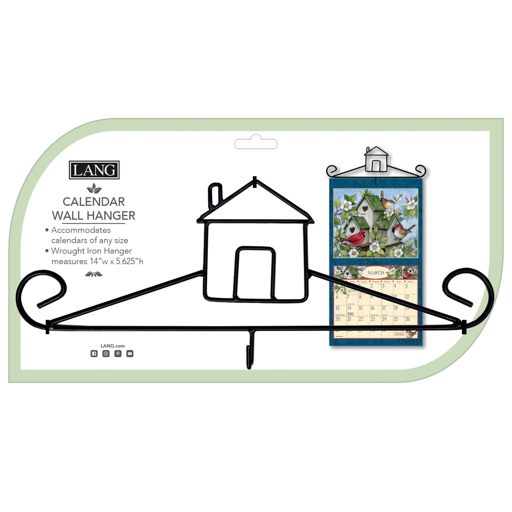 Porte-calendrier en fer forgé pour la maison