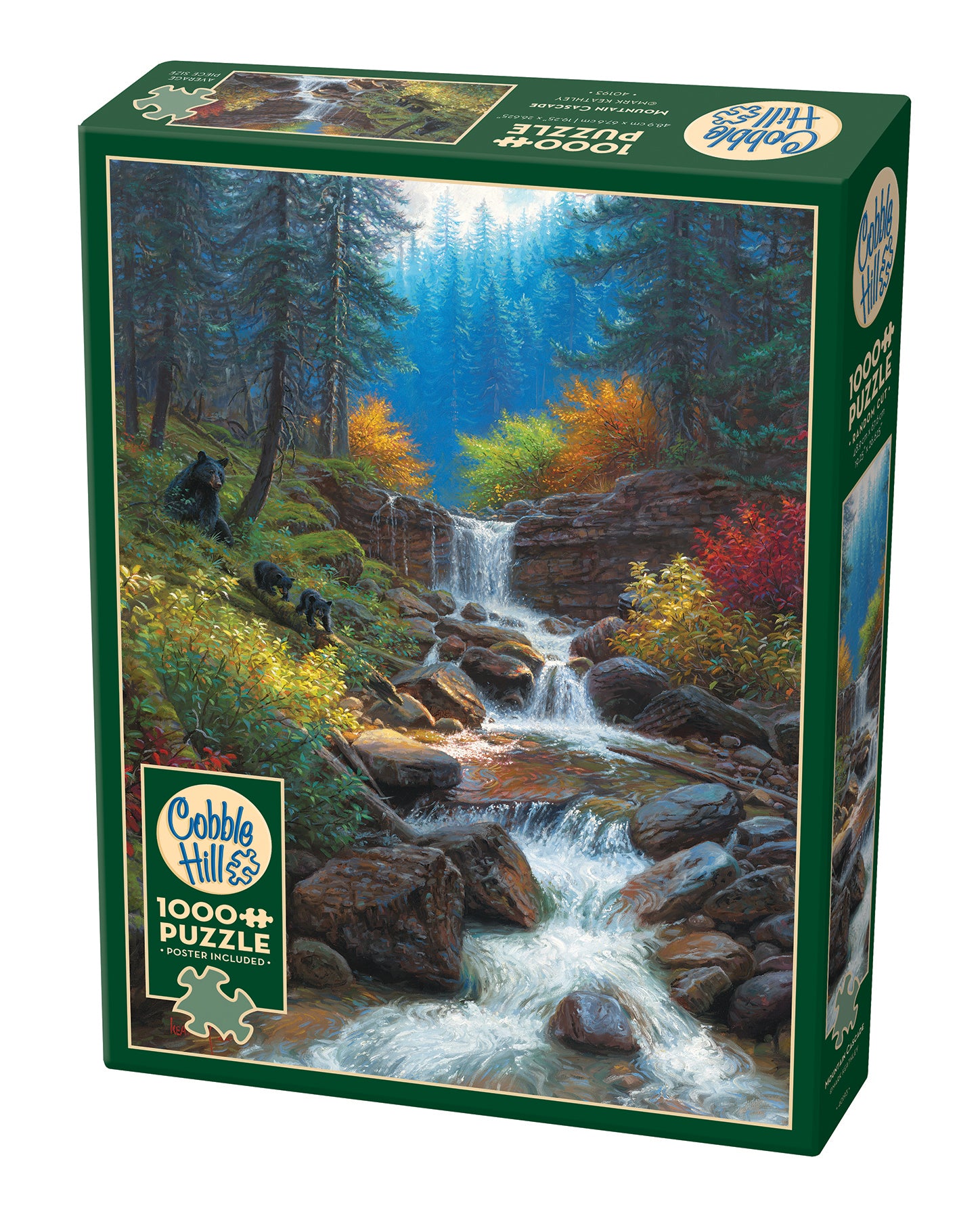 Puzzle de 1000 pièces « Cascade de montagne »