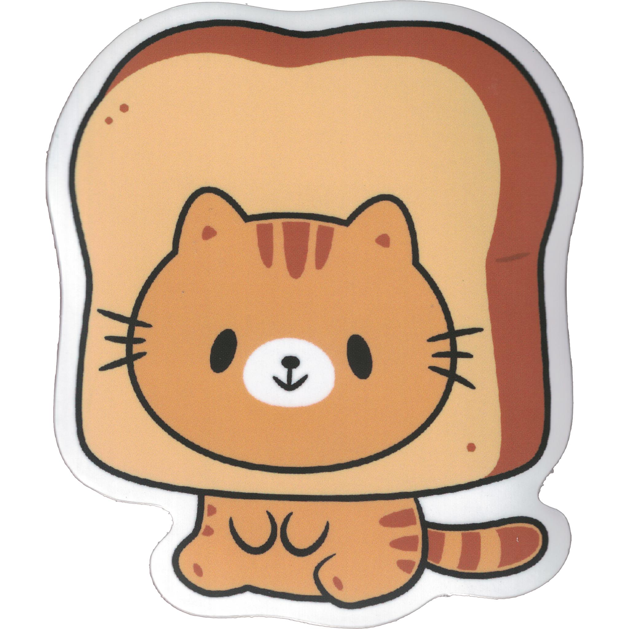 Autocollant vinyle Pain Au Chat