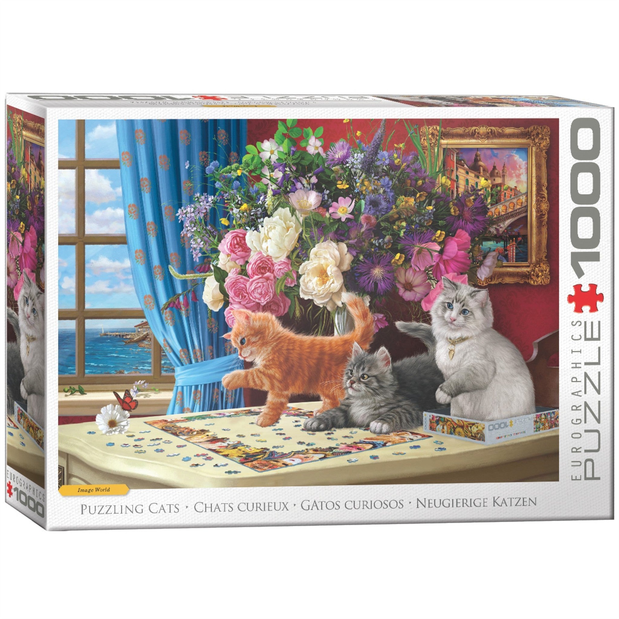 Puzzle de 1000 pièces Chats énigmatiques