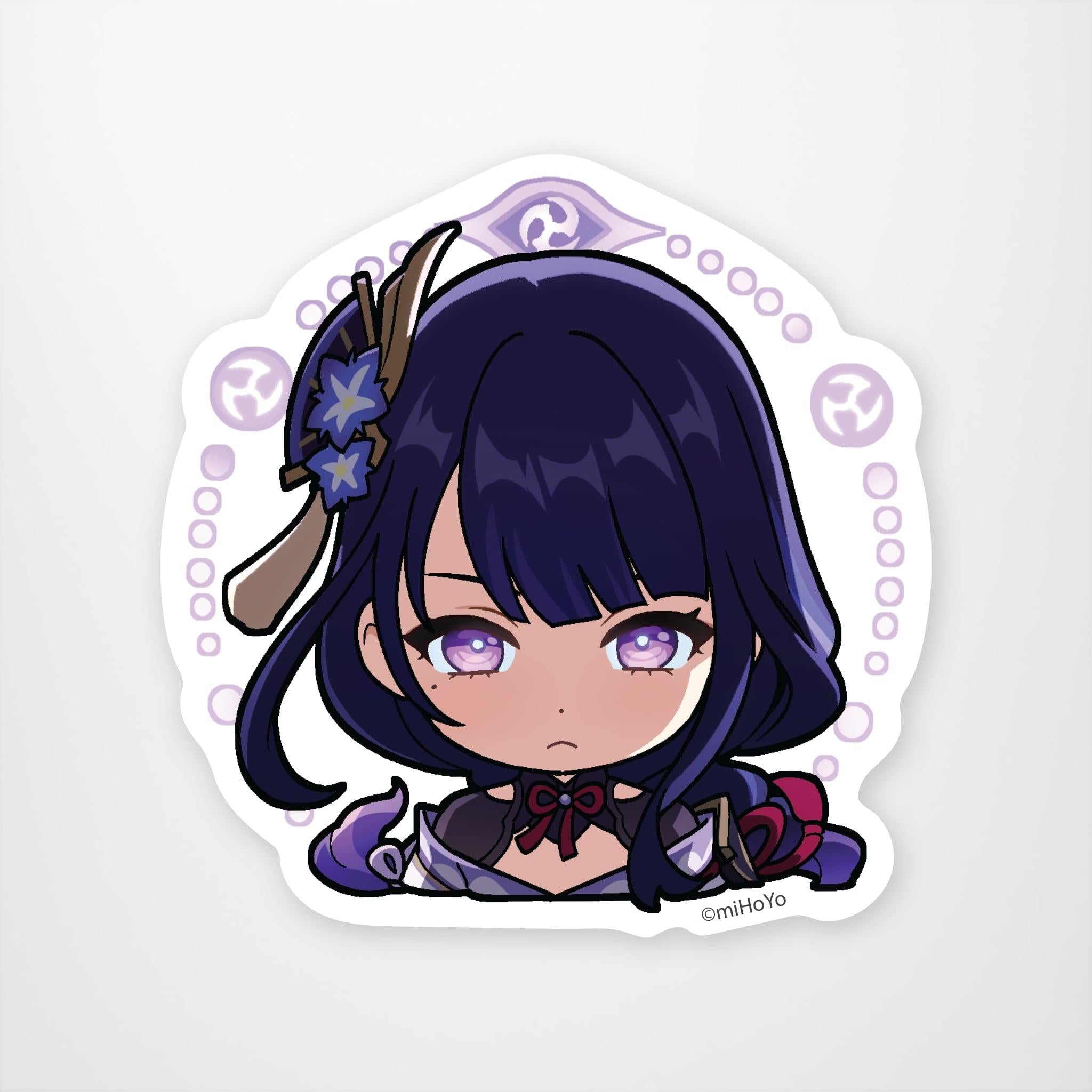 Autocollant vinyle Raiden Shogun (Chakra Desiderata)