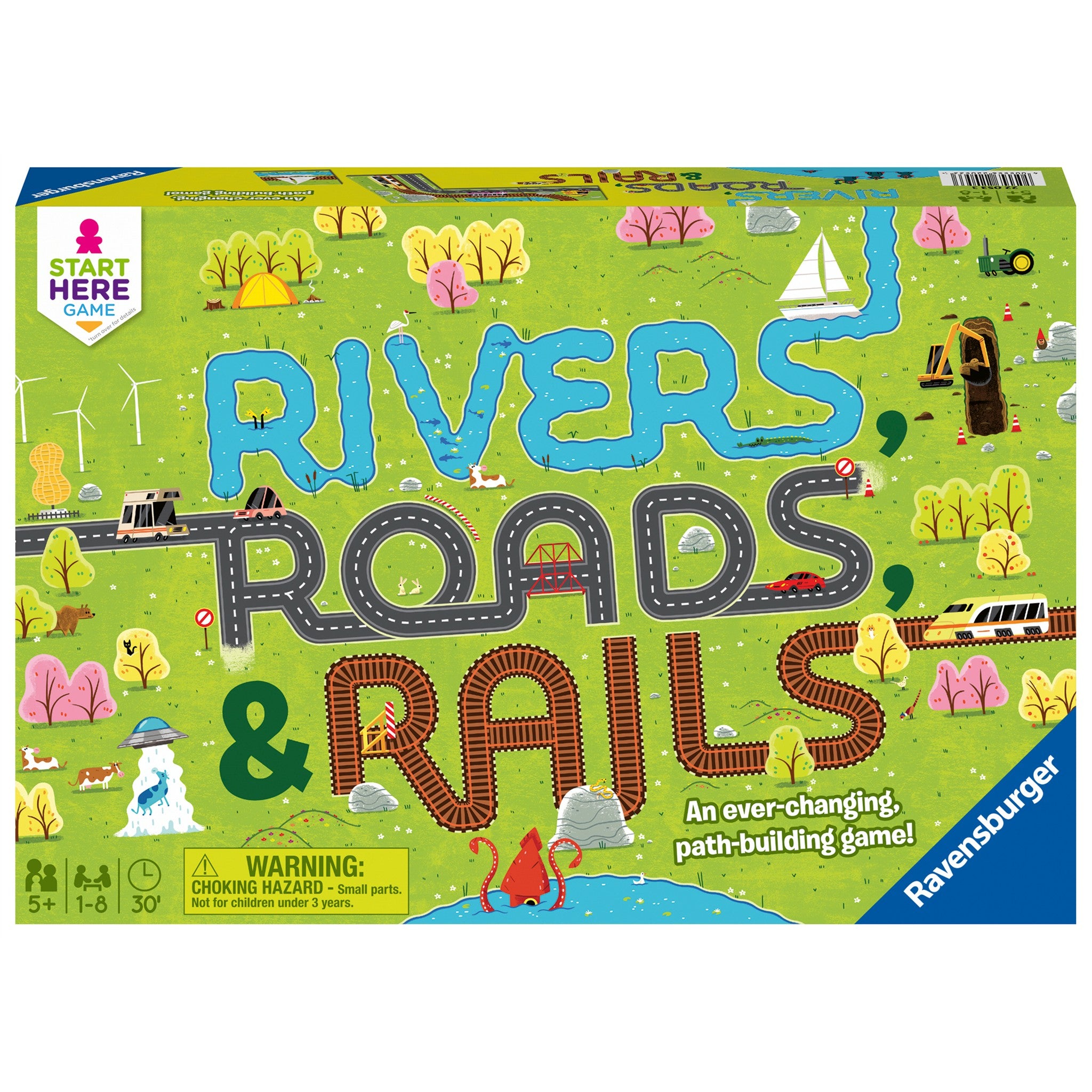 Rivières, routes et voies ferrées