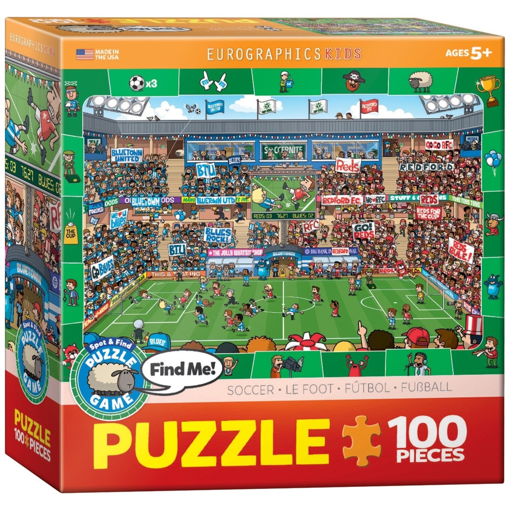 Puzzle de football de 100 pièces