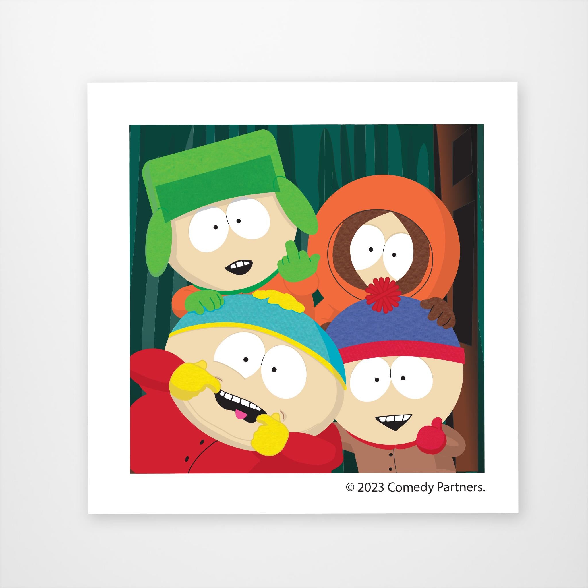 Autocollant vinyle Polaroid South Park
