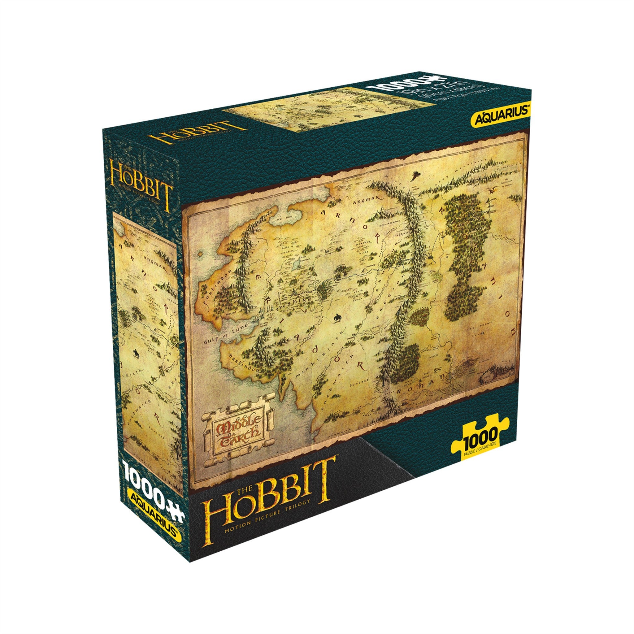 The Hobbit Map 1000 Piece Puzzle