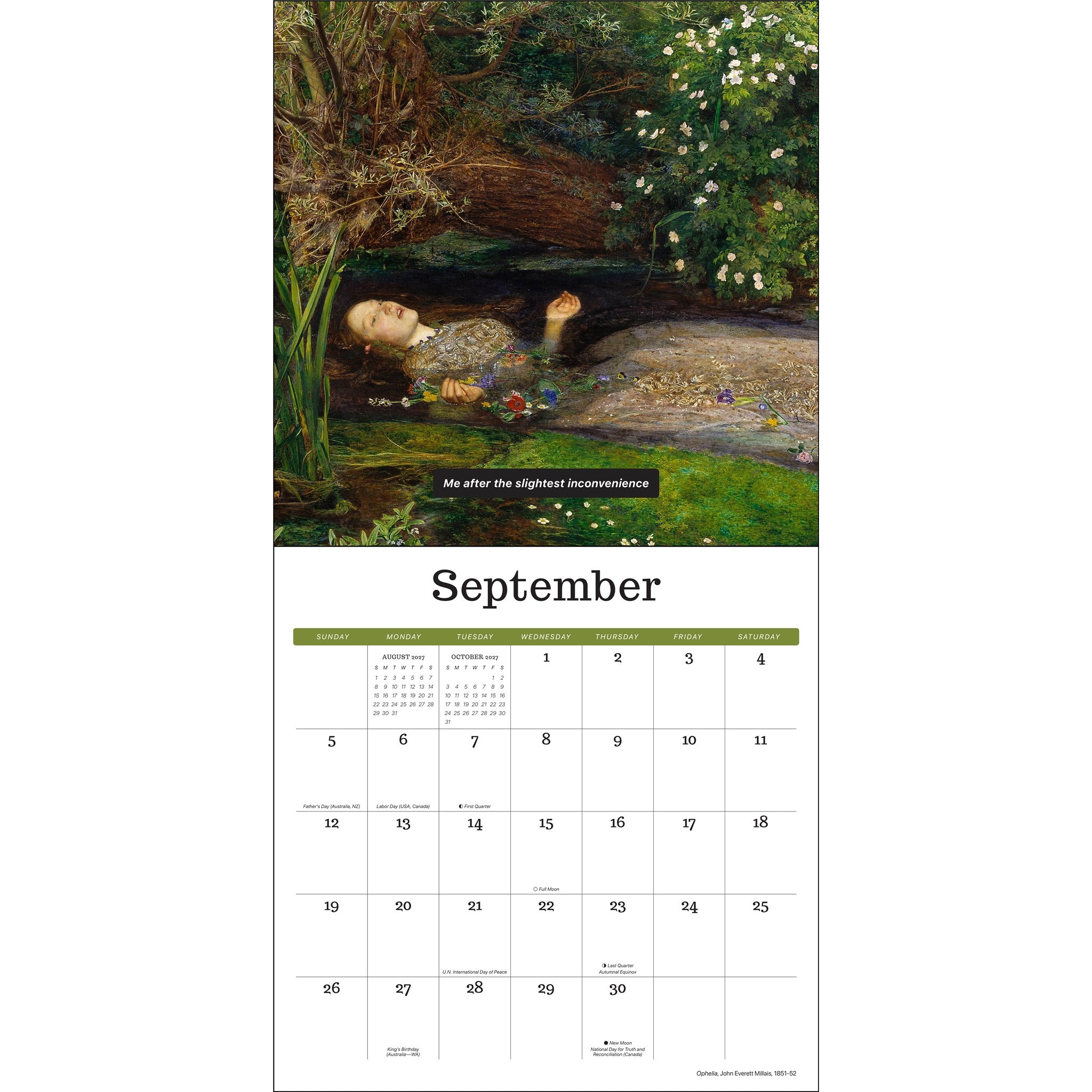 Calendrier mural Histoire du punk 2027 – En ligne seulement
