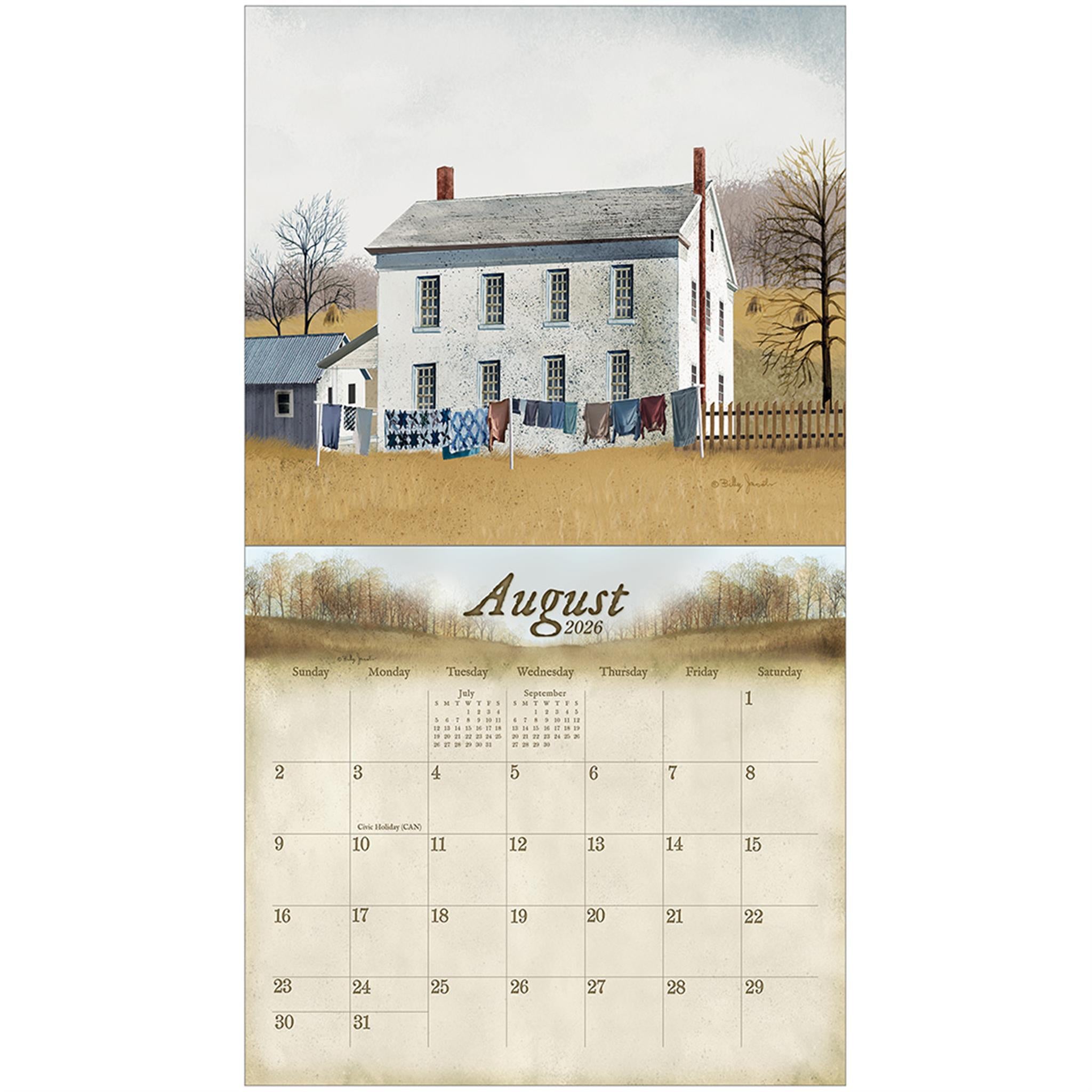 Road Home 2026 Deluxe Wall Calendar - Online Only