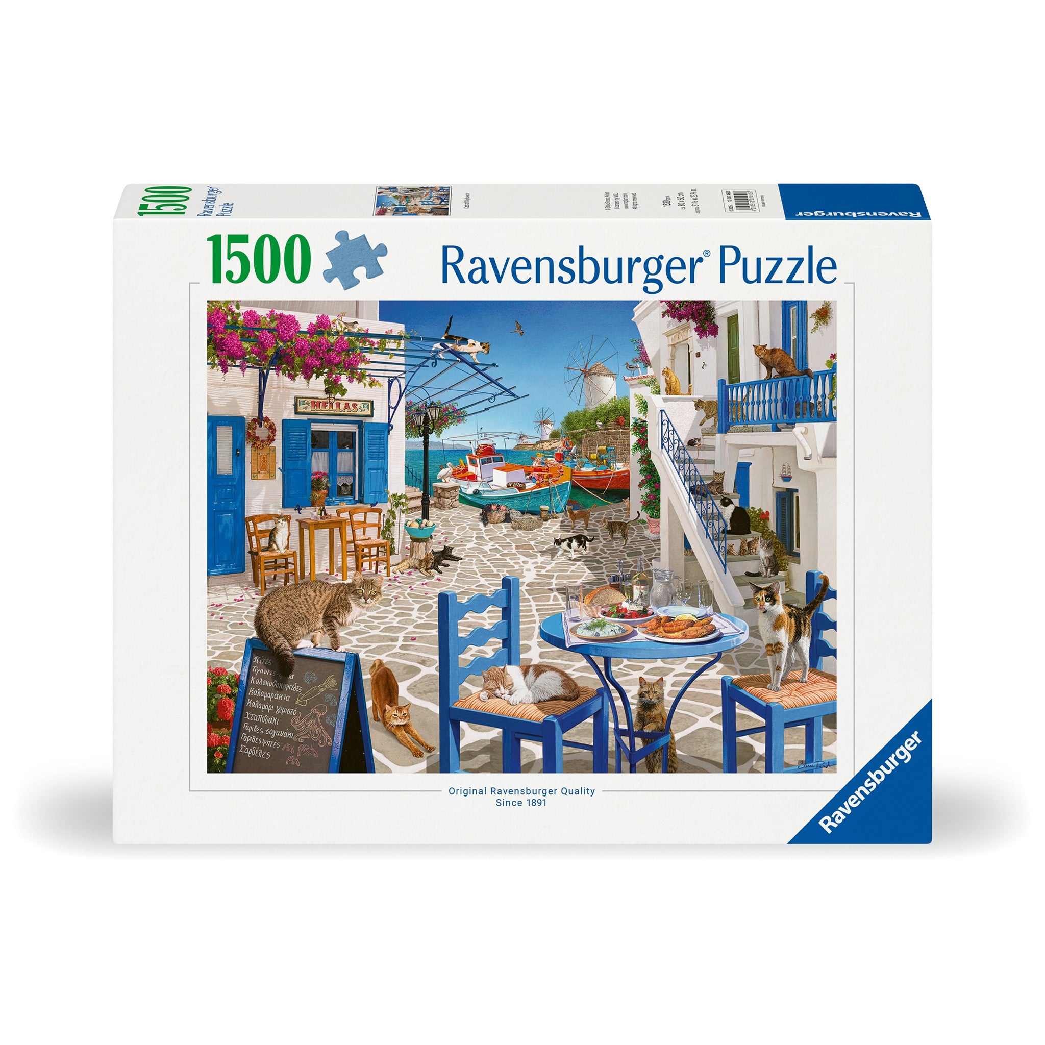 Cats of Mykonos 1500 Piece Puzzle