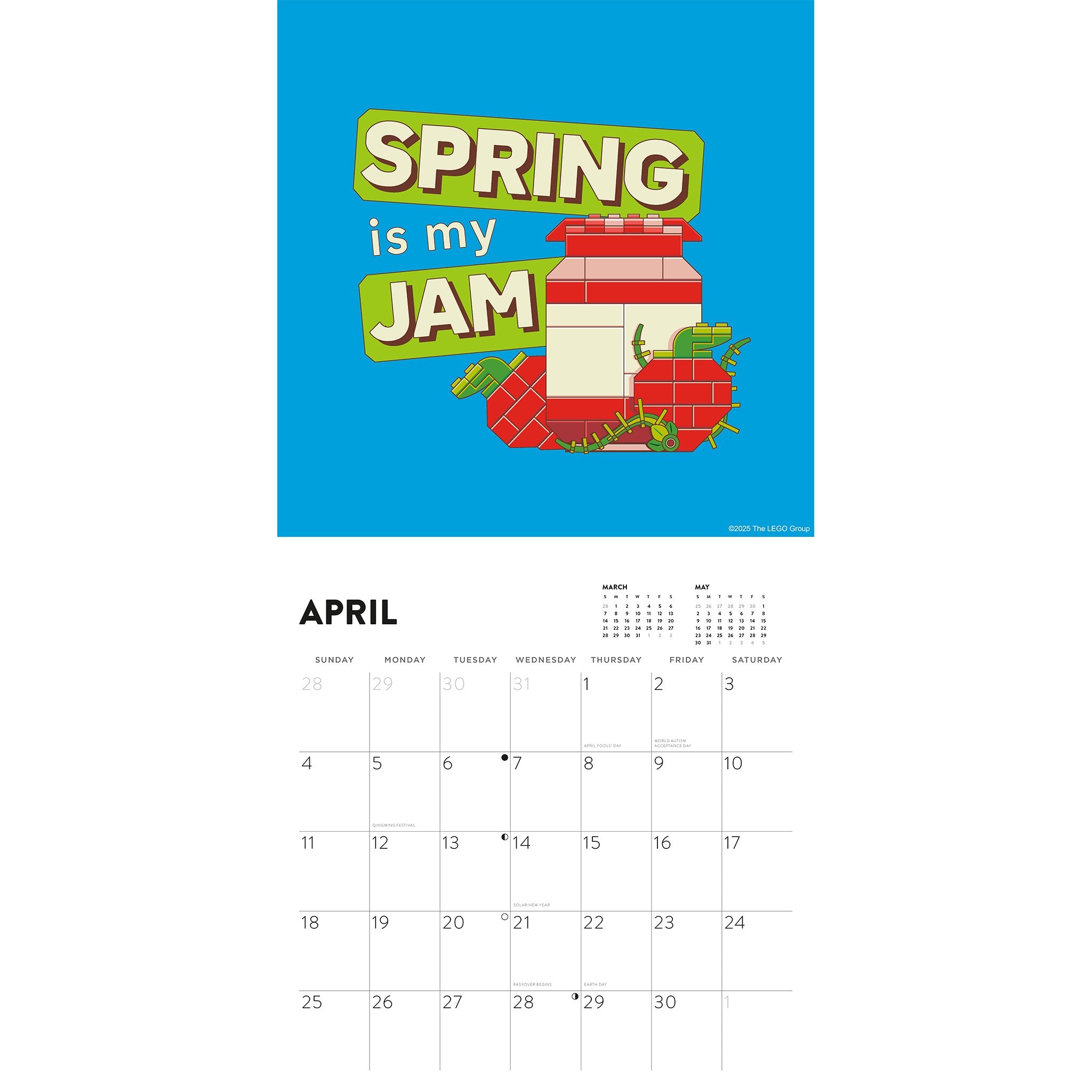 LEGO 2027 Wall Calendar