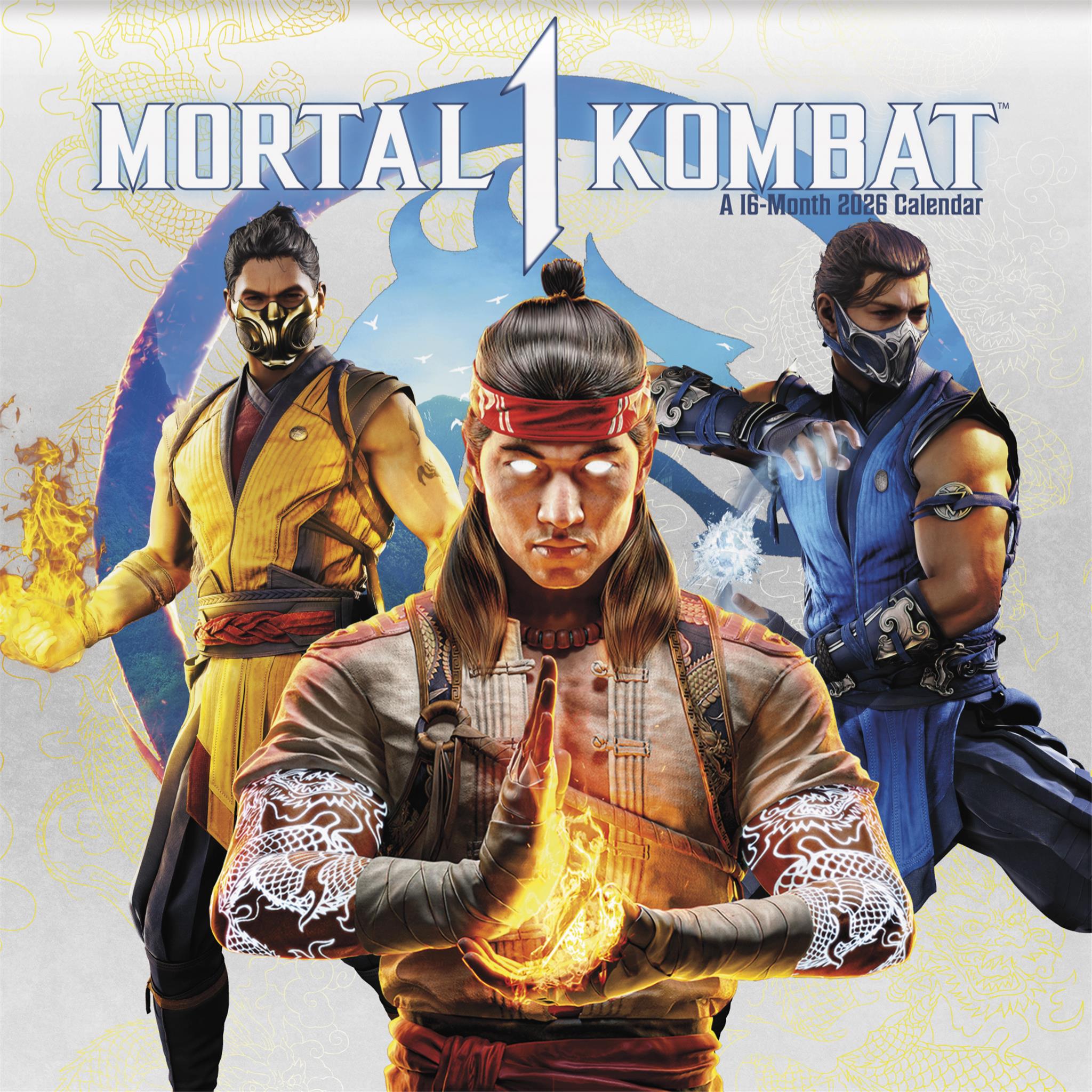 Calendrier mural Mortal Kombat 2026 - Disponible uniquement en ligne
