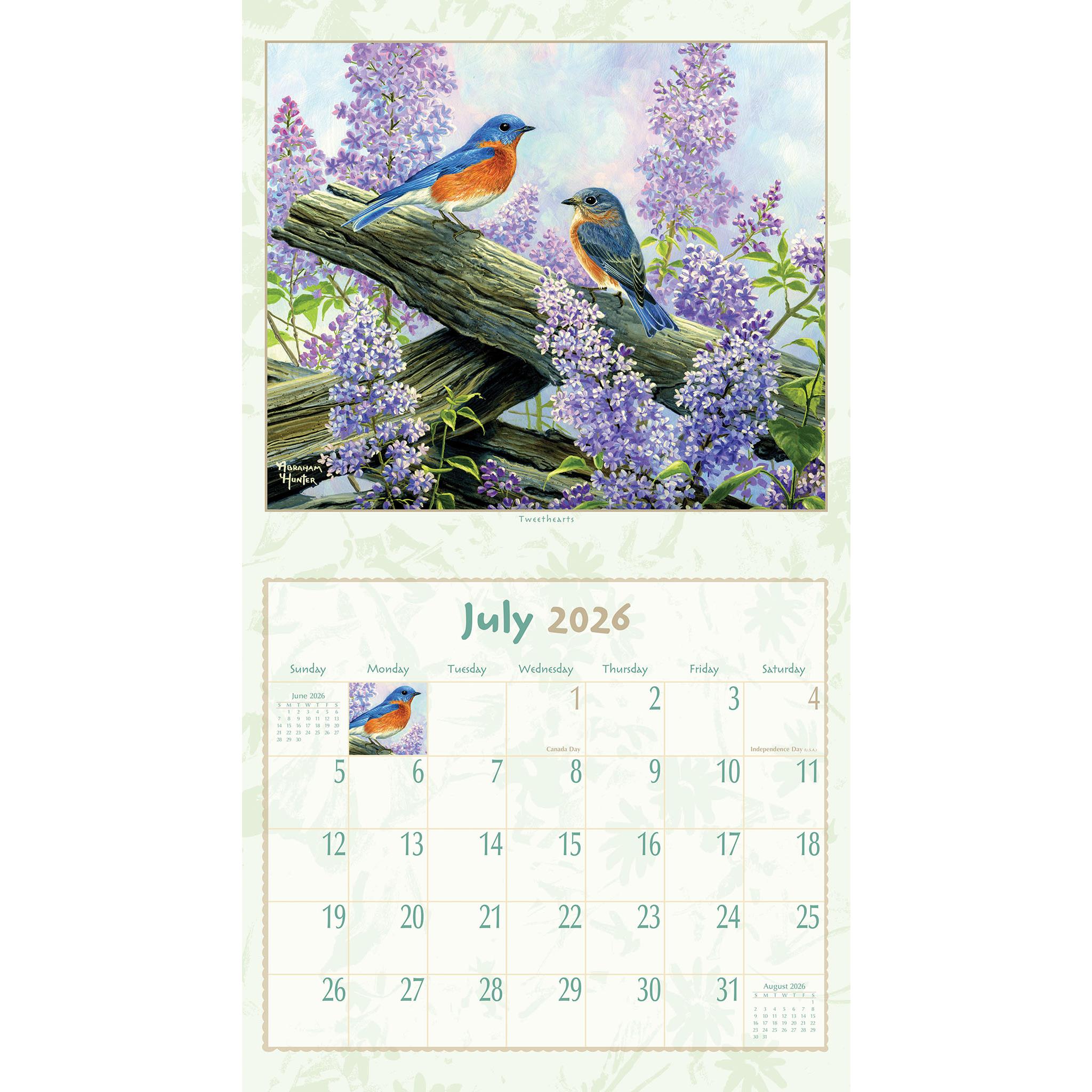 Calendrier mural Birds Of A Feather 2026 - Disponible uniquement en ligne