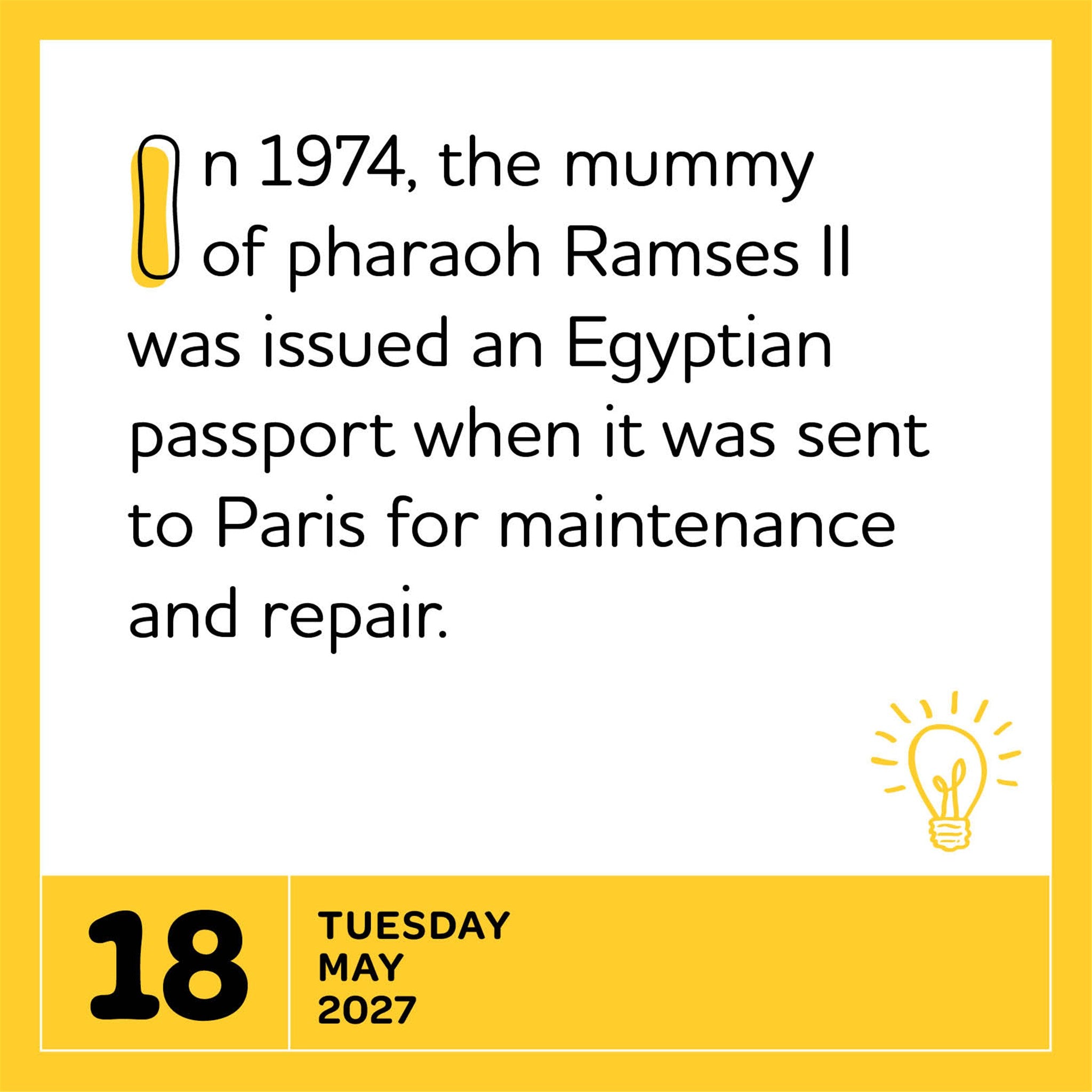 Interesting Facts for Curious Minds 2027 Box Calendar - Online Only