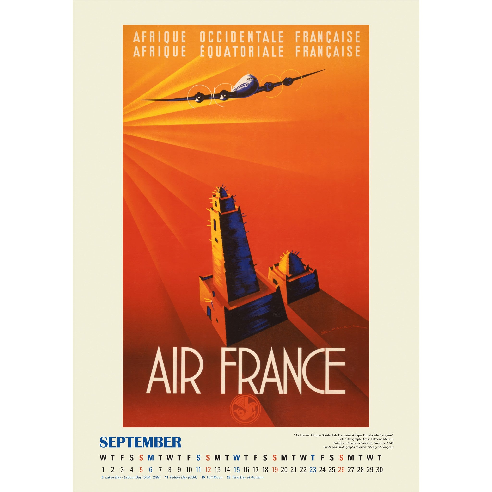 Travel the World 2027 Poster Calendar