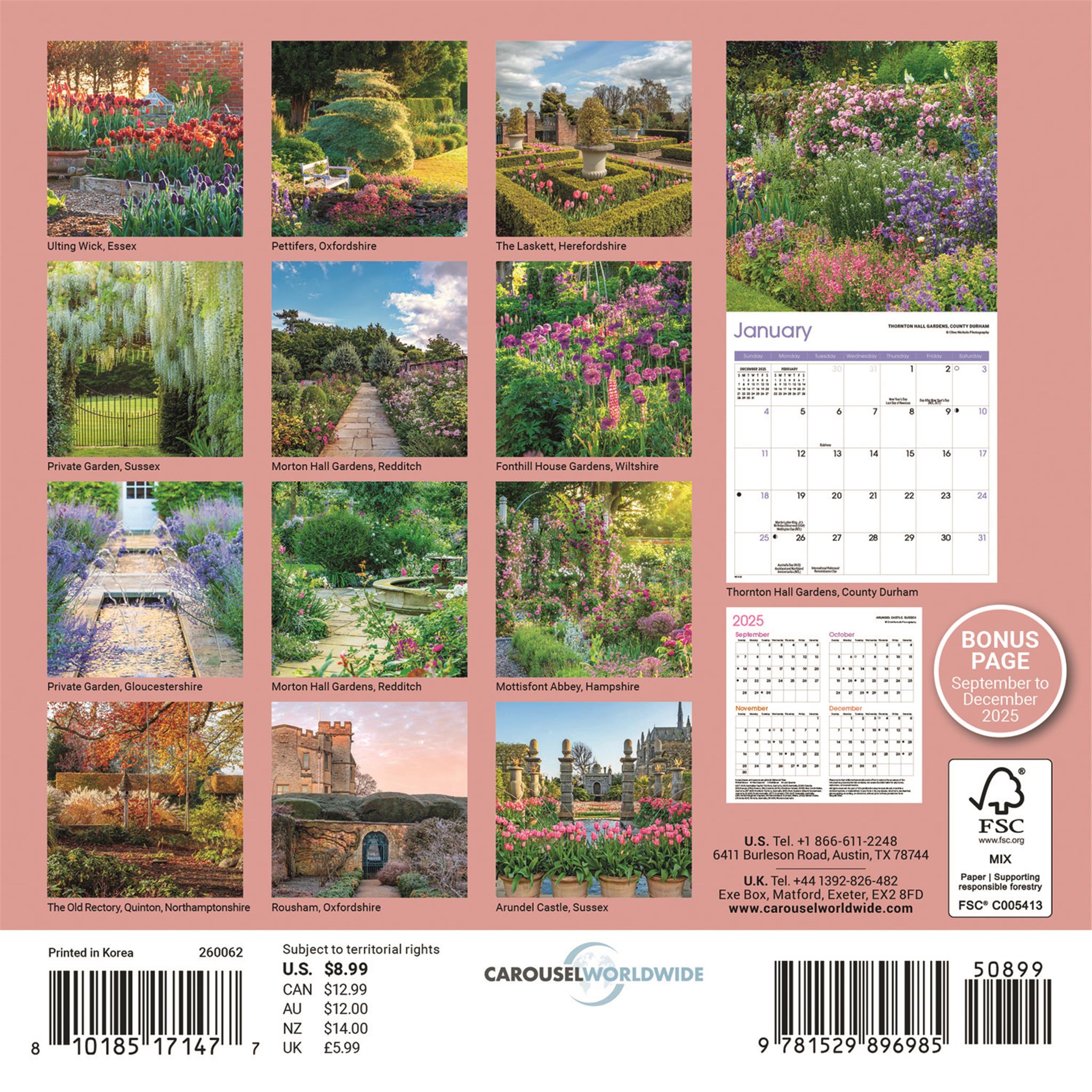 Mini-calendrier des jardins 2026