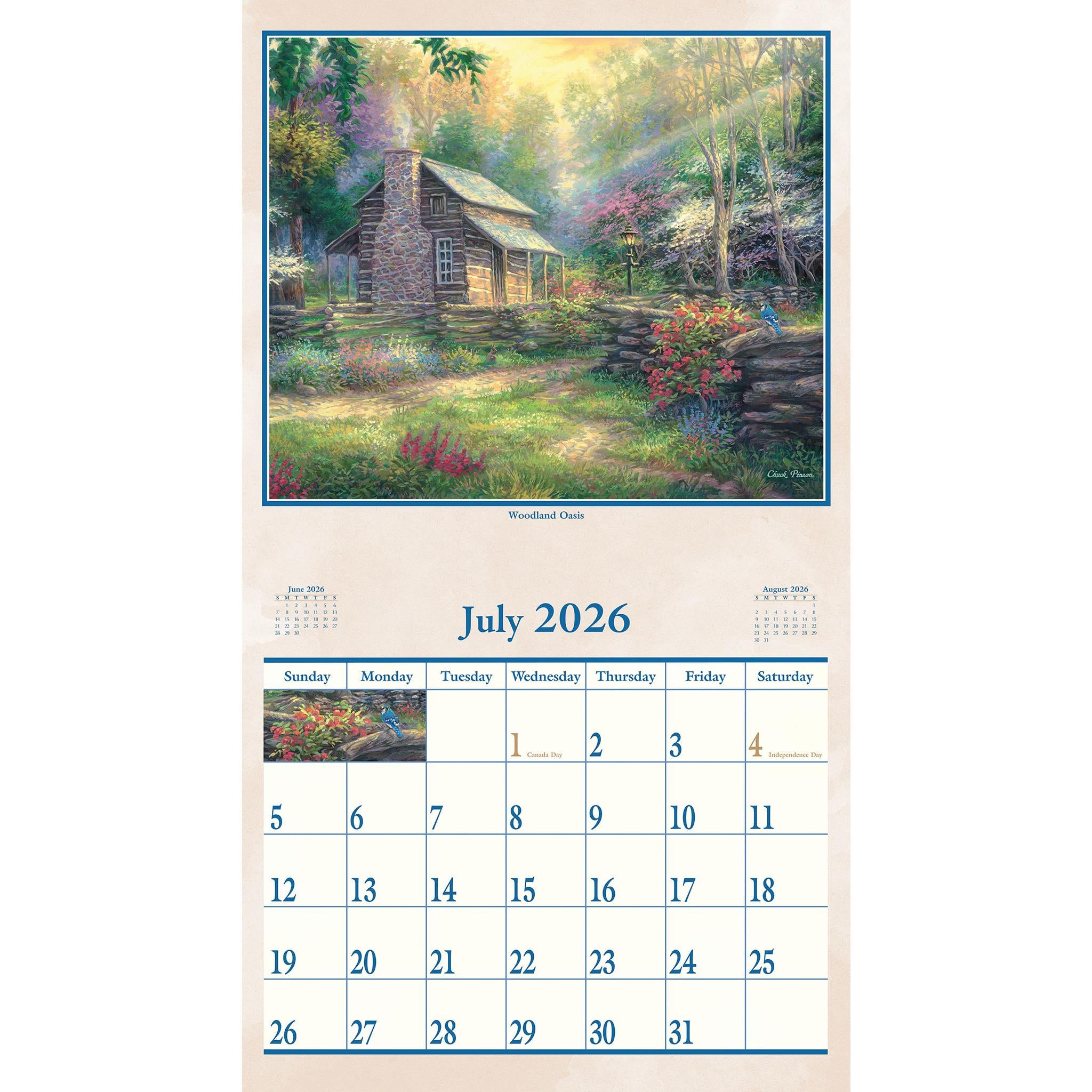 Calendrier mural Country Living 2026 - Disponible uniquement en ligne