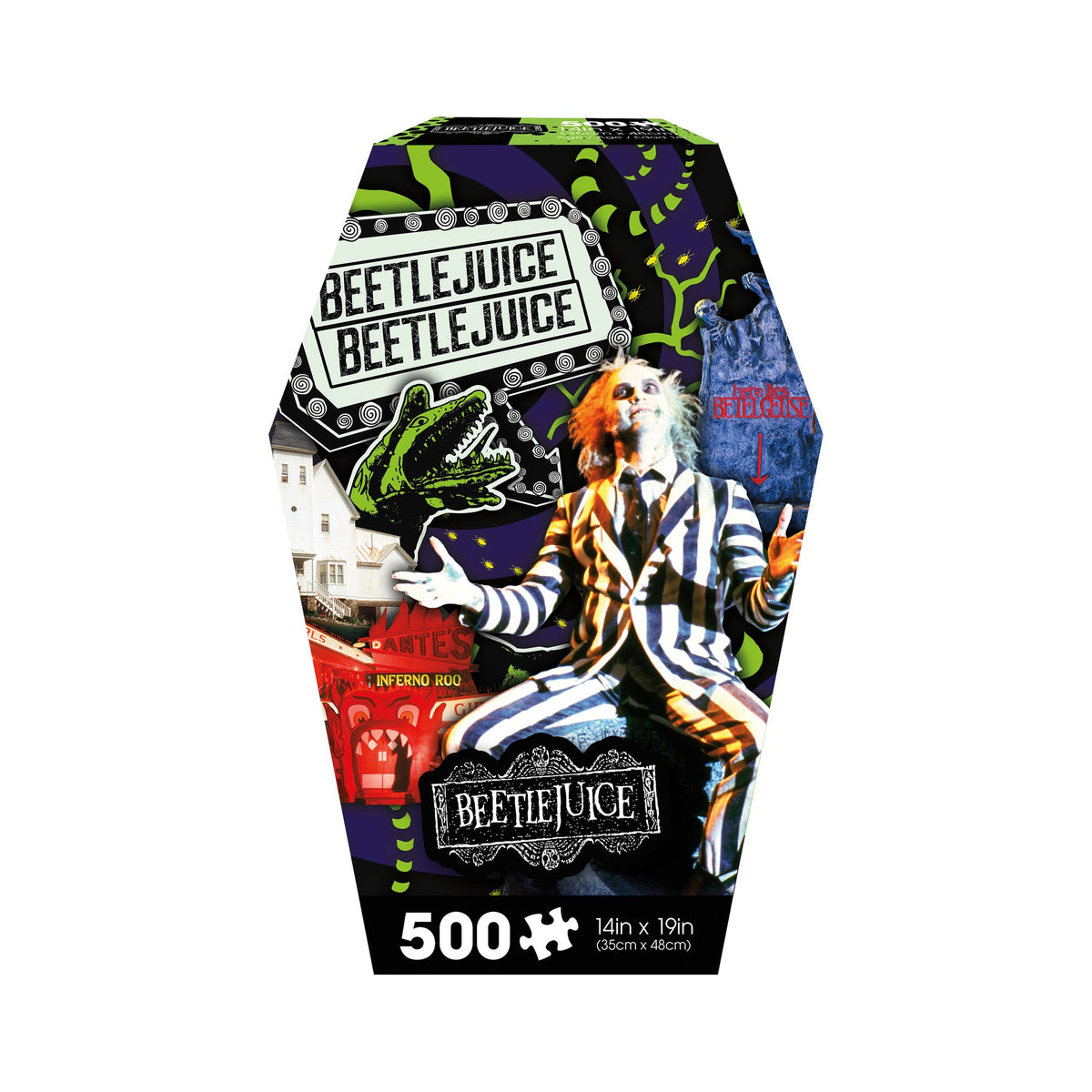 Puzzle 500 pièces cercueil Beetlejuice