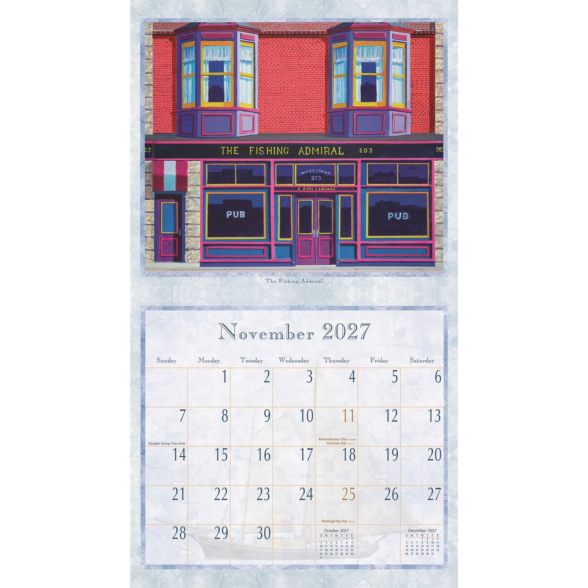 Newfoundland 2027 Wall Calendar