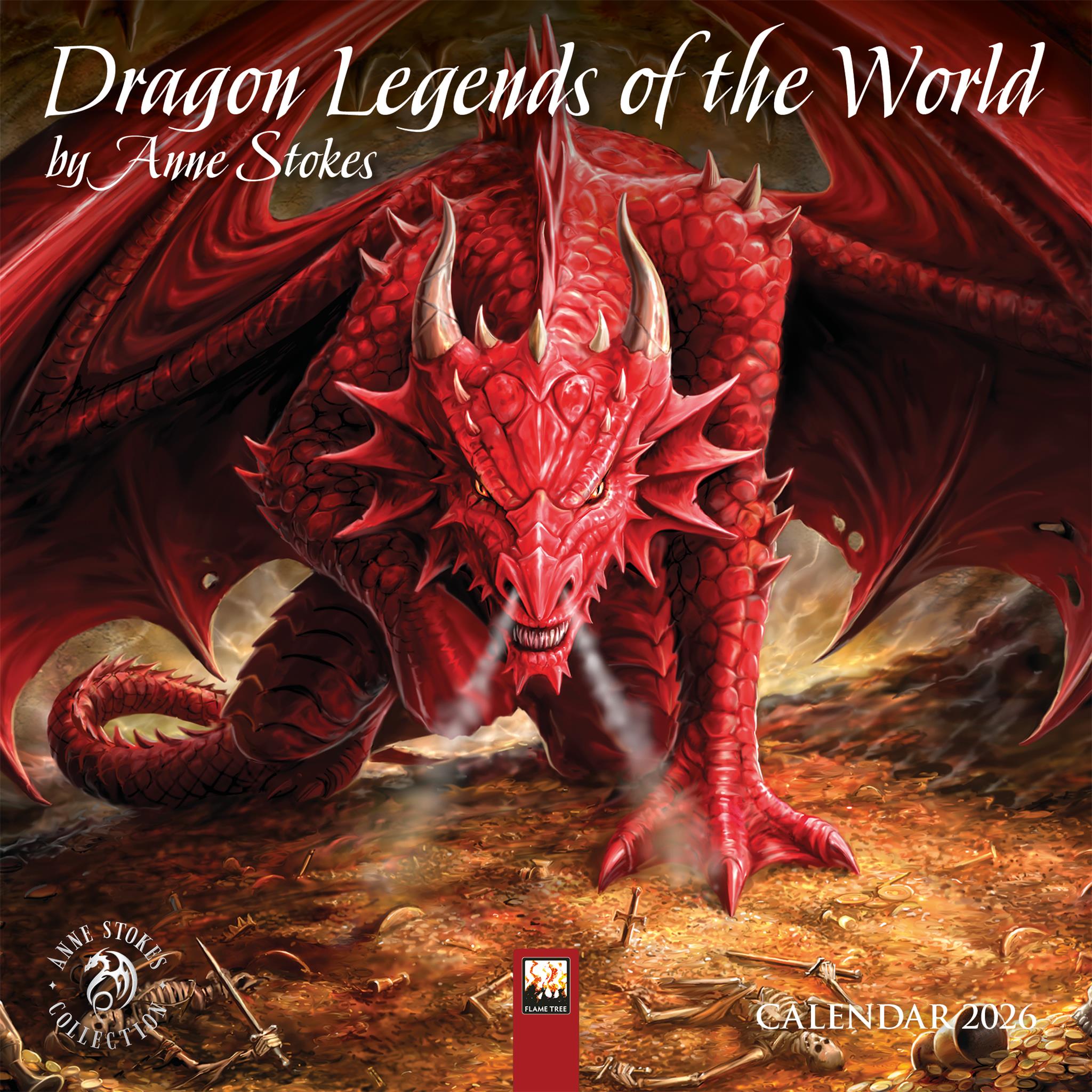 Anne Stokes : Mini-calendrier Dragon Legends Of The World 2026