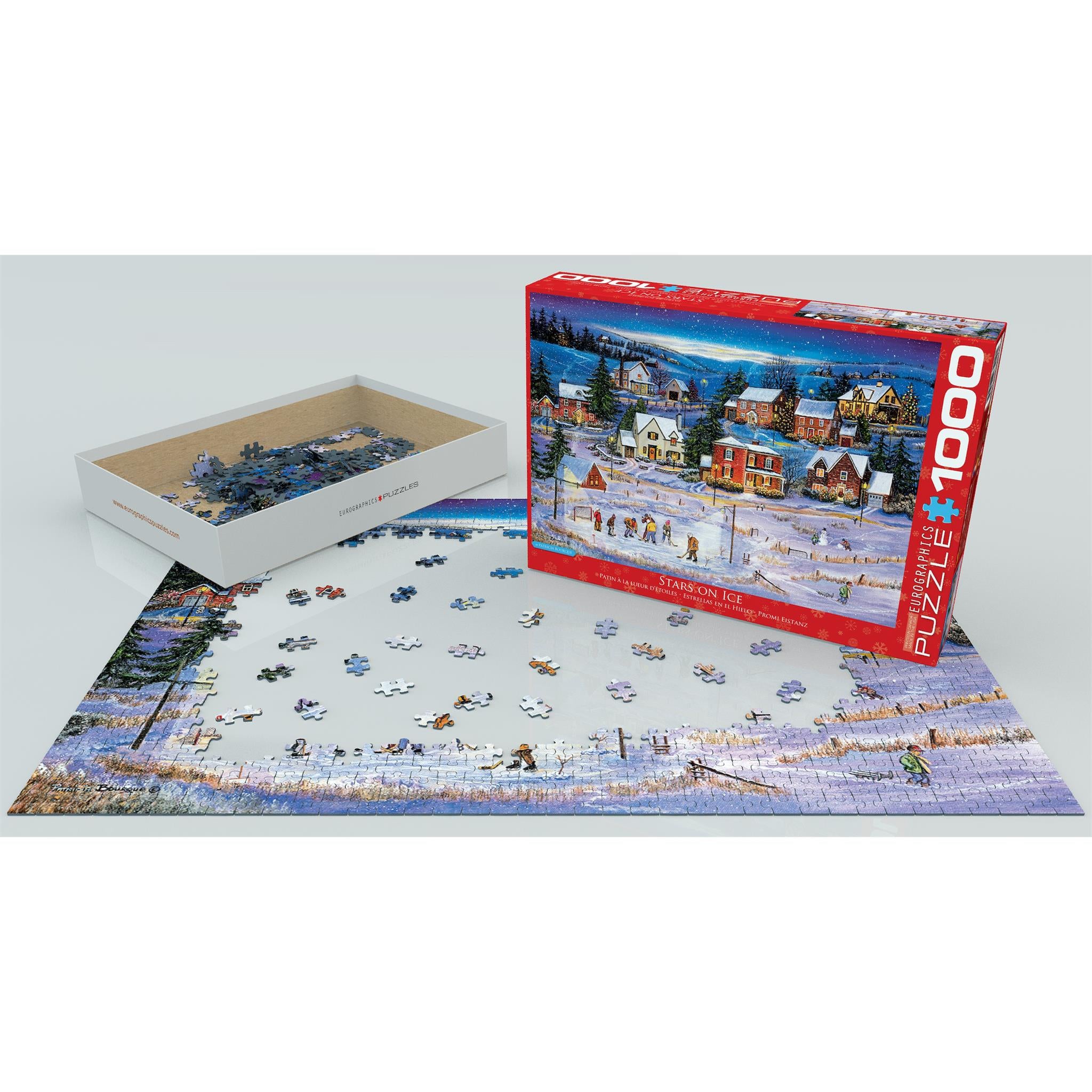 Stars on the Ice Hockey 1000 Piece Puzzle