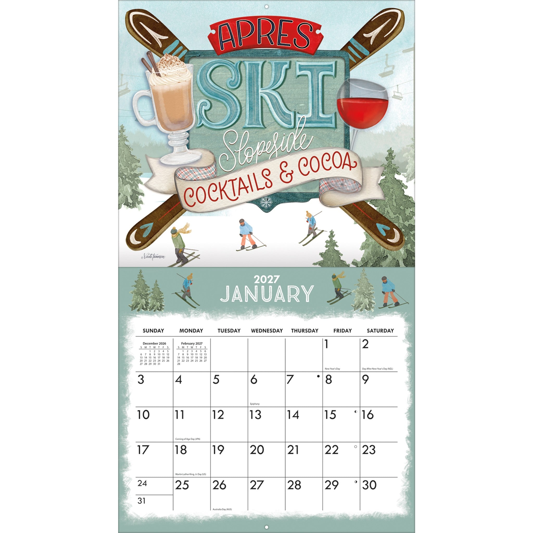 Happy Hour 2027 Wall Calendar