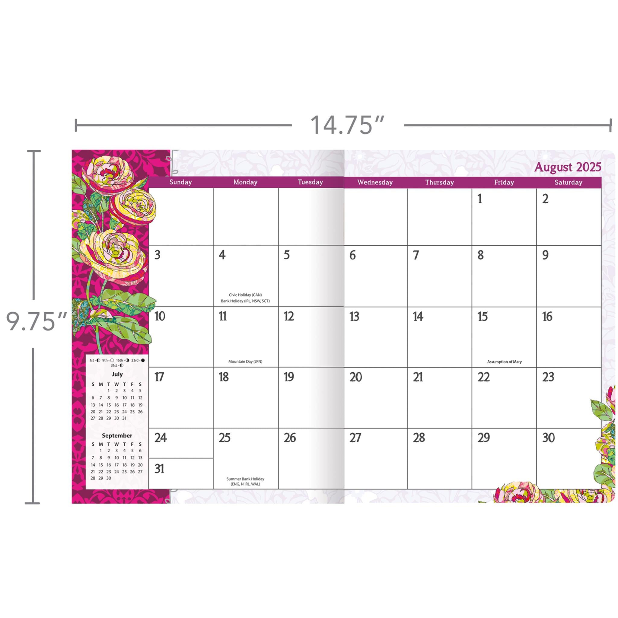 Ladybird 2025-2026 Monthly Planner Calendar