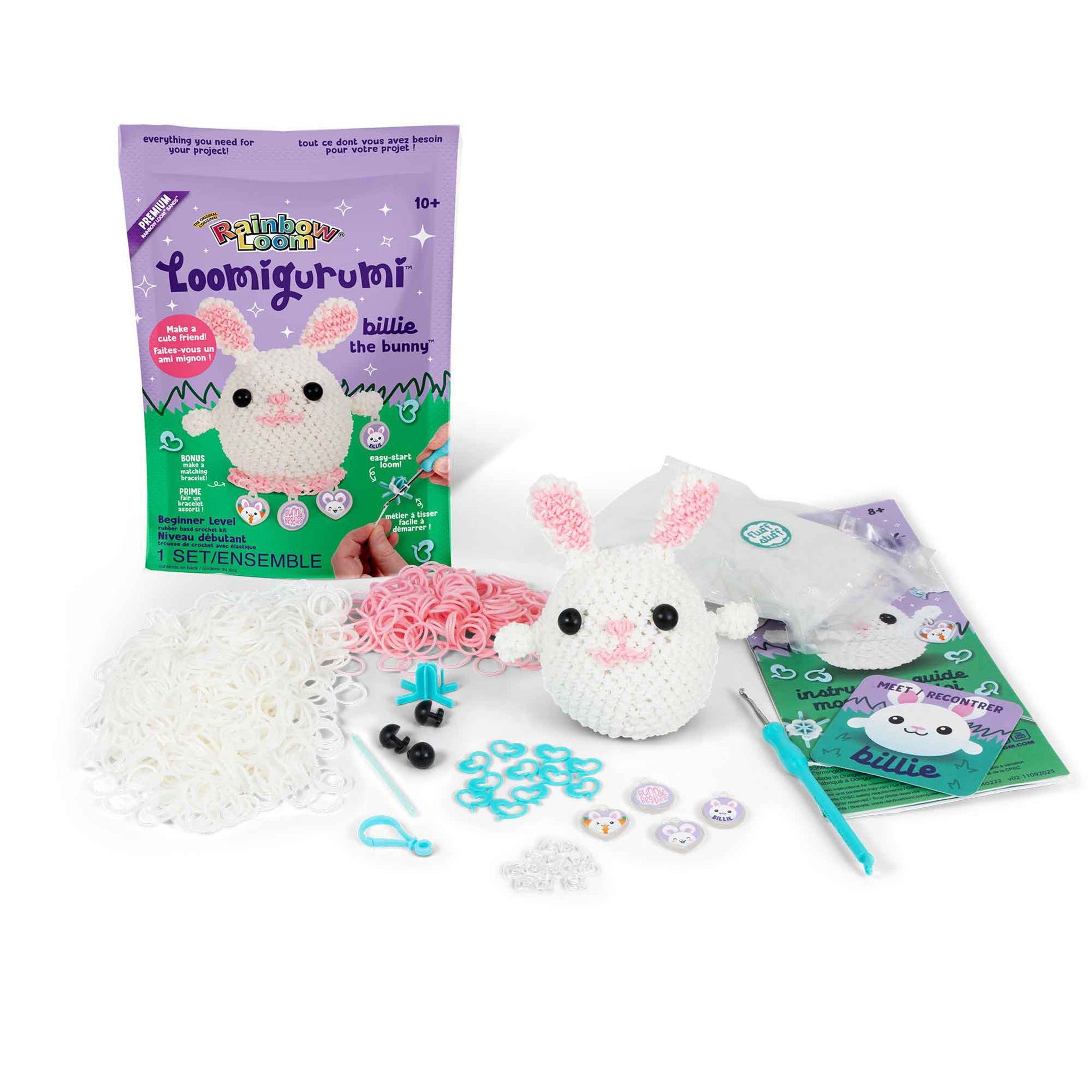 Bunny Loomigurumi Charm Kit