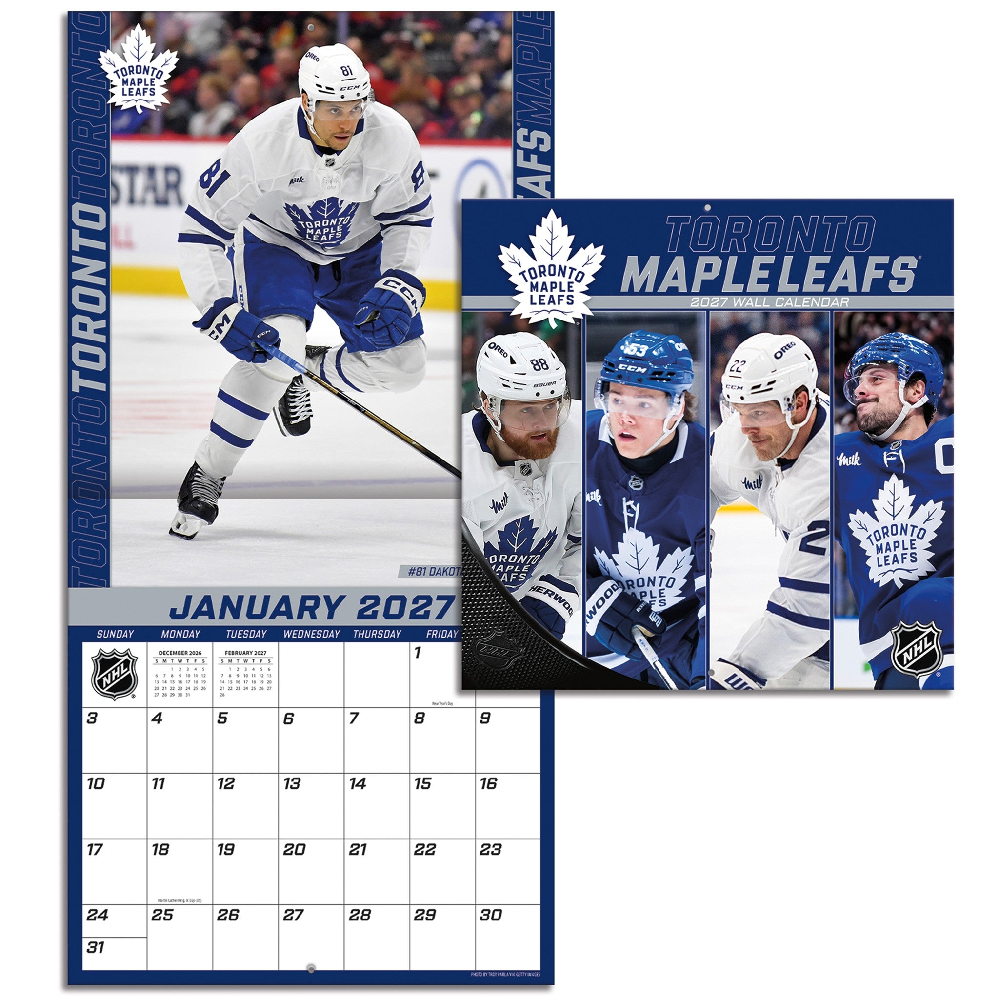 NHL Toronto Maple Leafs 2027 Mini Calendar