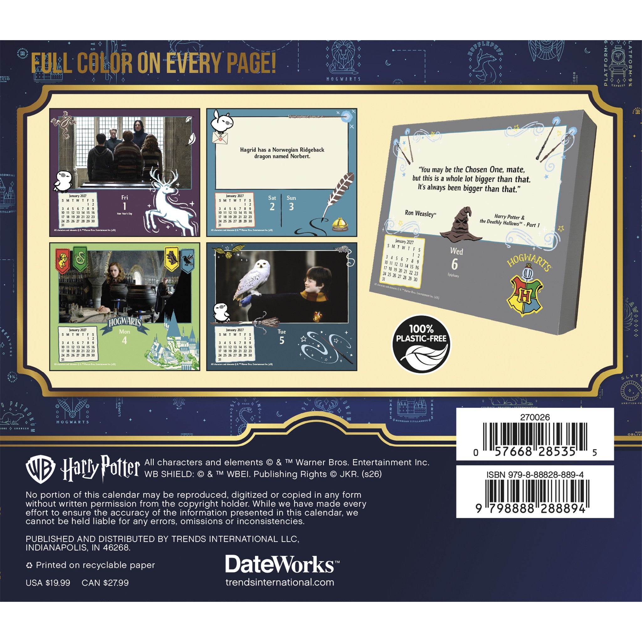 Harry Potter 2027 Box Calendar