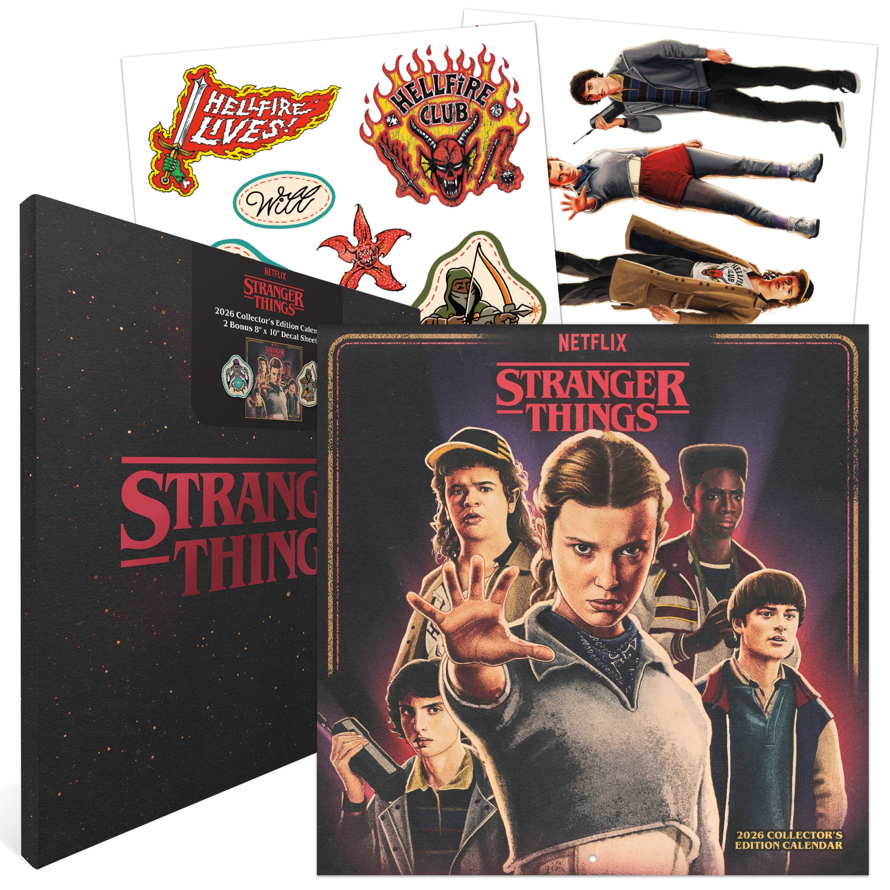 Stranger Things Collectors Edition 2026 Wall Calendar - Online Only