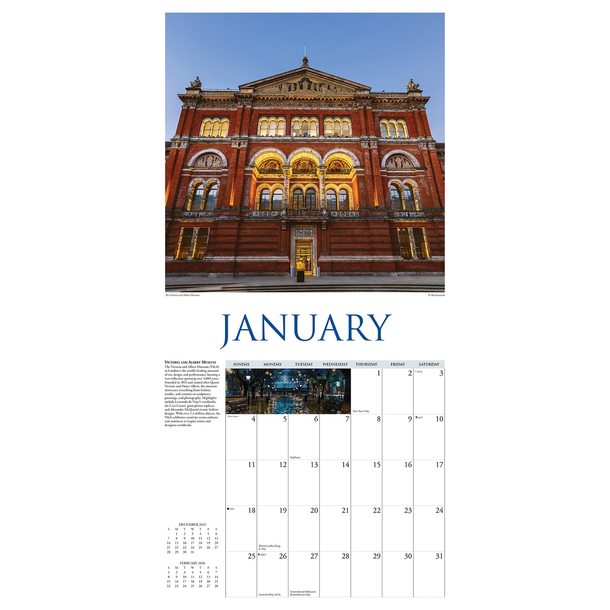 Walk In London 2026 Wall Calendar - Online Only