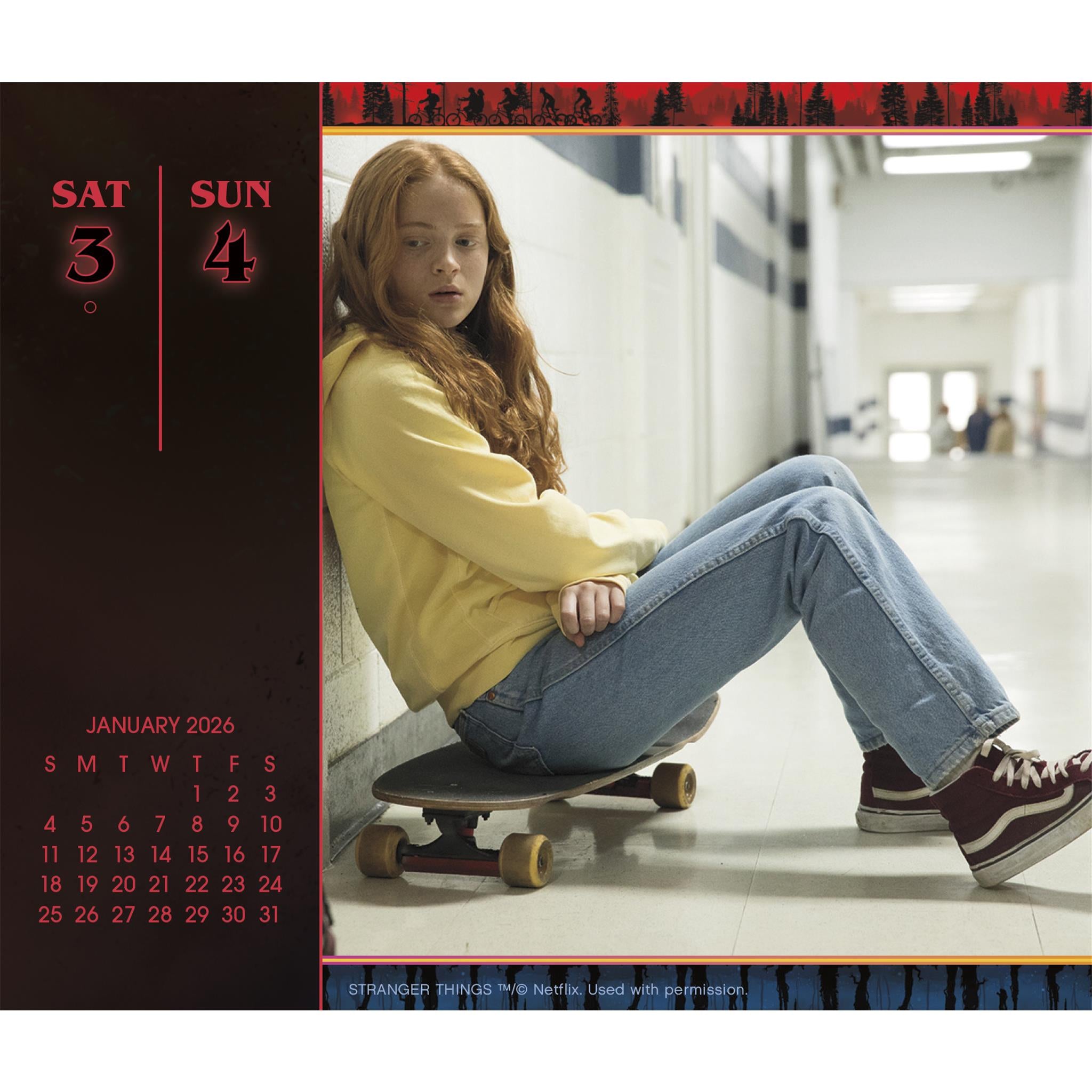 Calendrier Stranger Things 2026