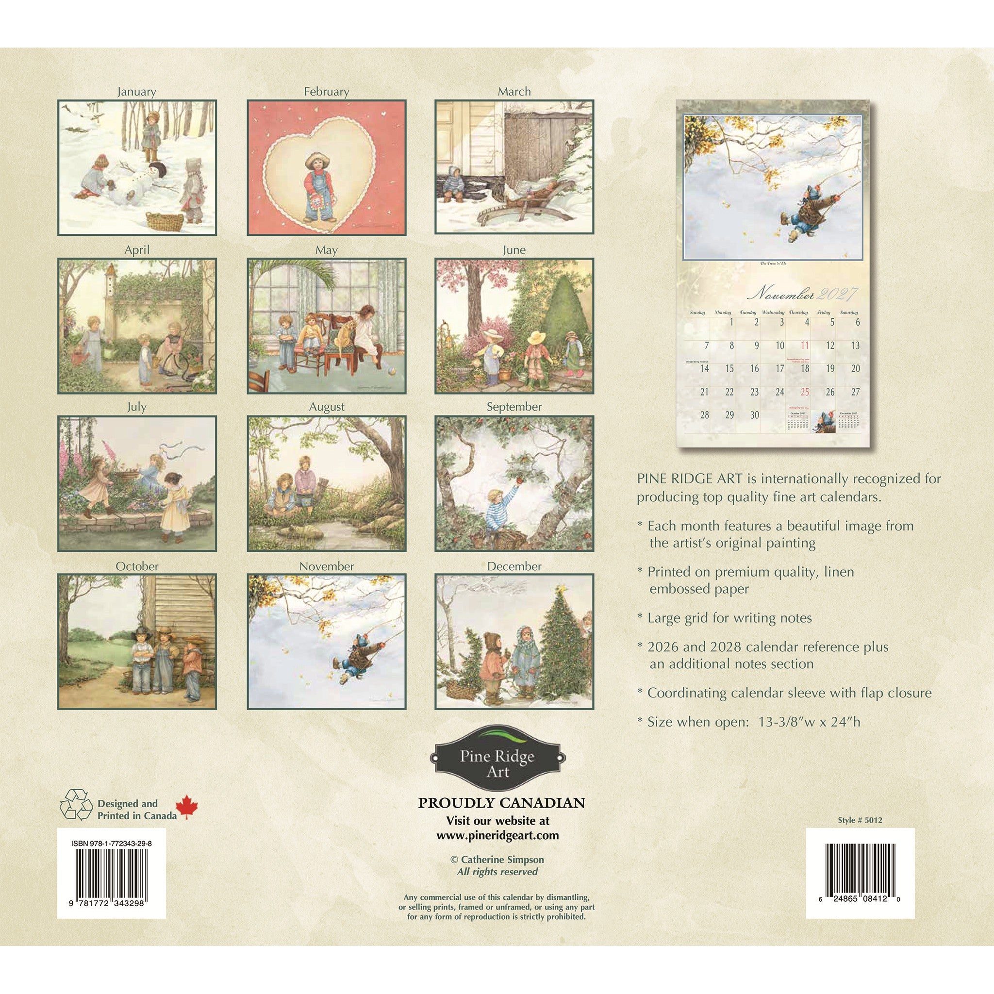 Forever Young 2027 Wall Calendar