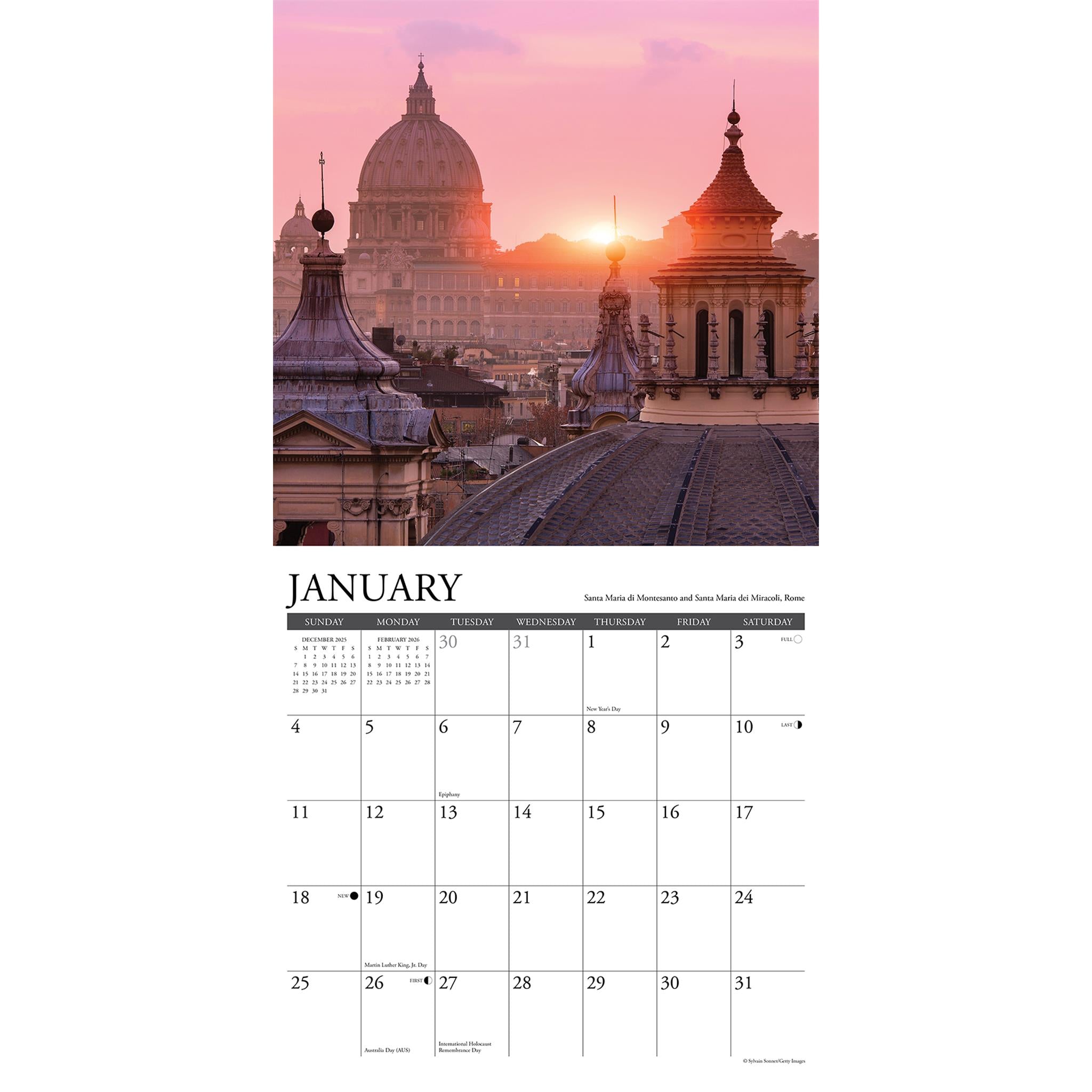 Italy 2026 Wall Calendar - Online Only