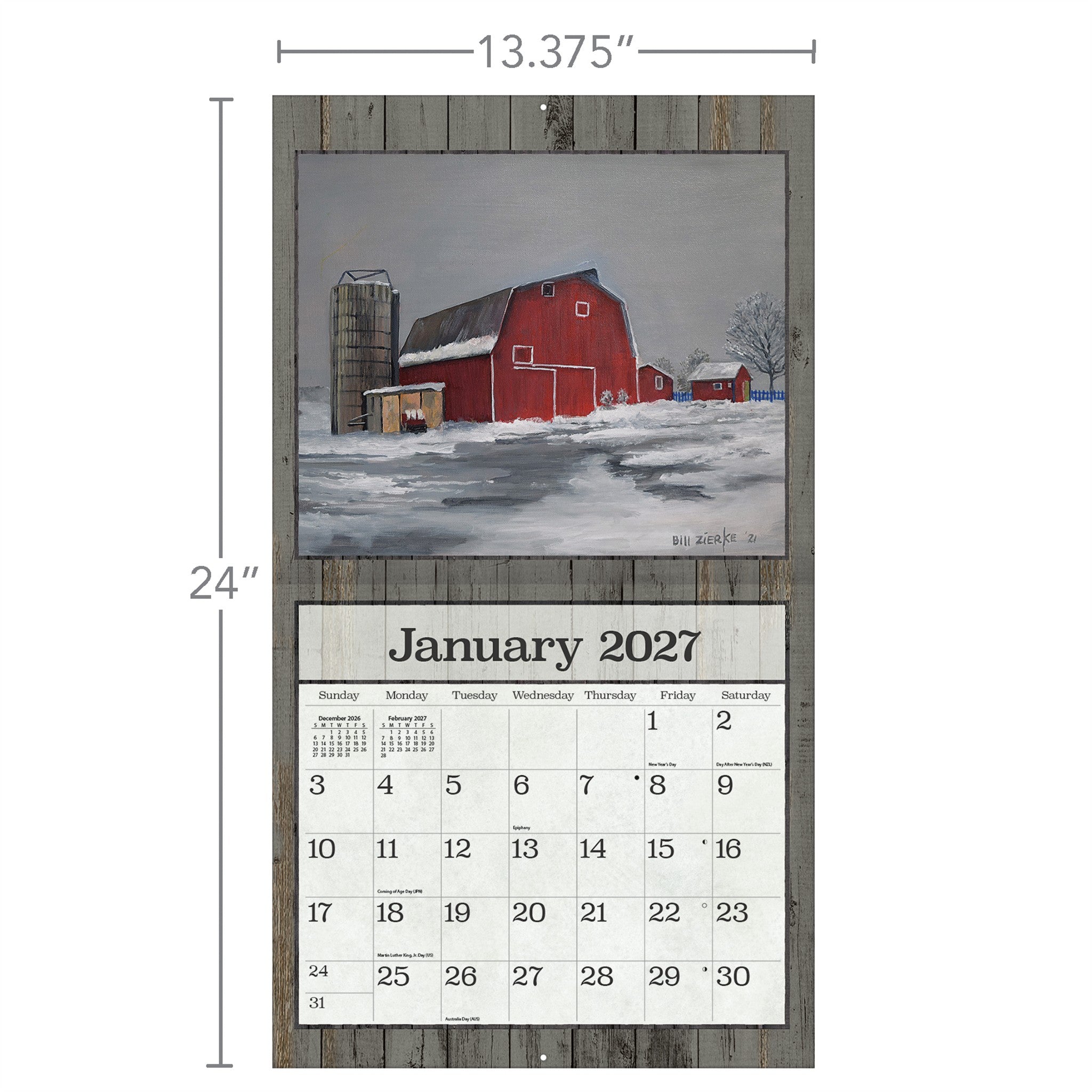 On The Farm 2027 Wall Calendar - Online Only