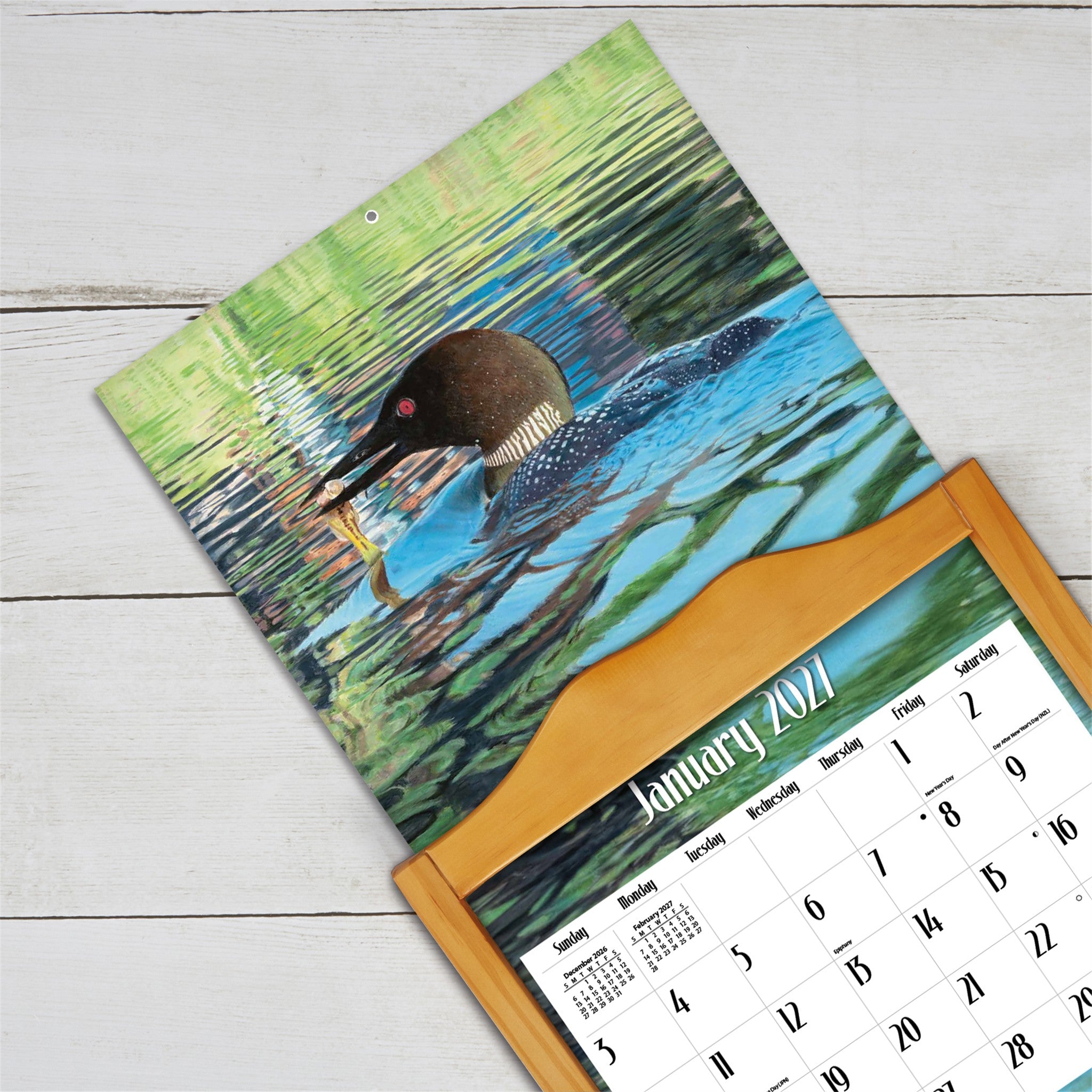 Calendrier Mural Loons On The Lake 2027