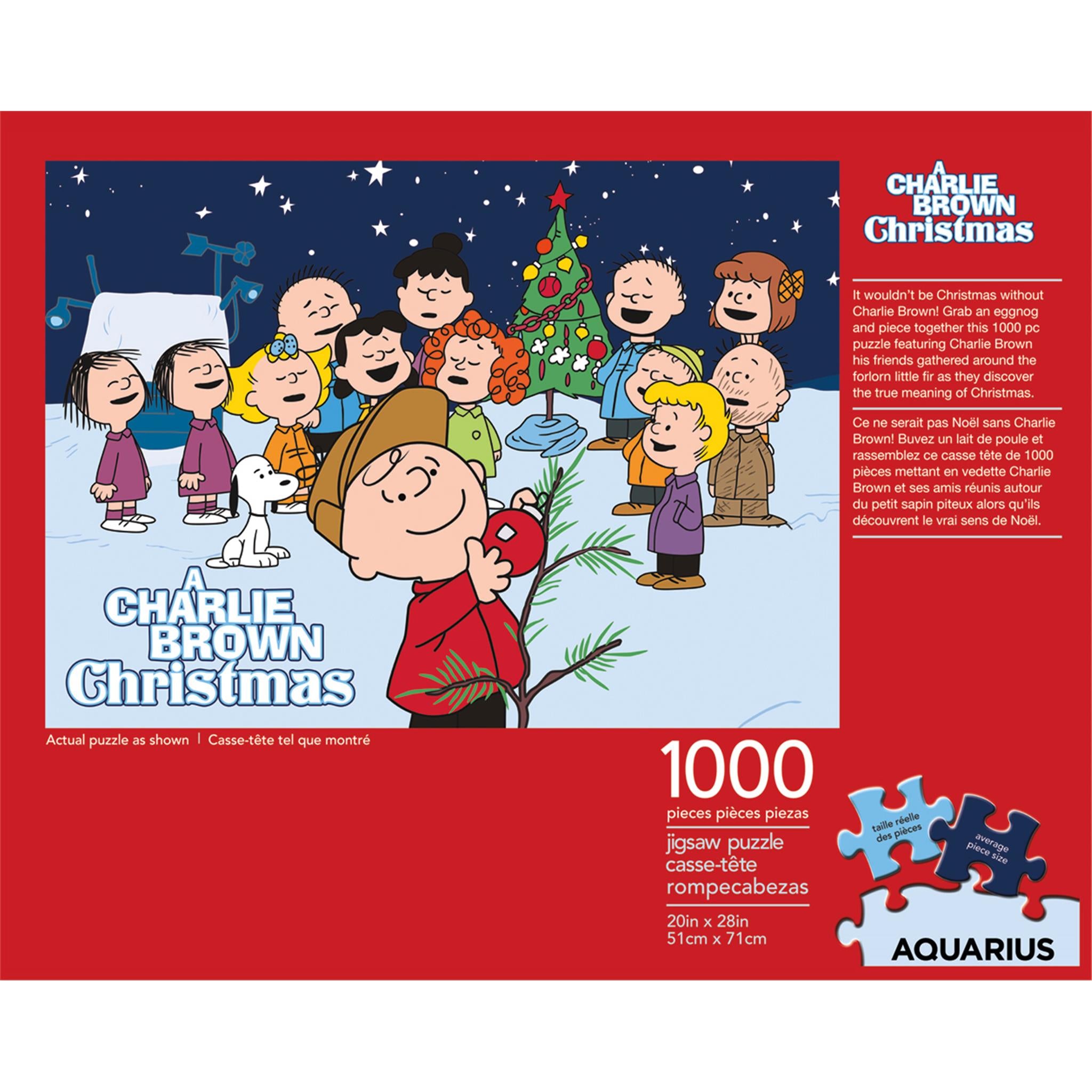 Puzzle de Noël Charlie Brown de 1000 pièces