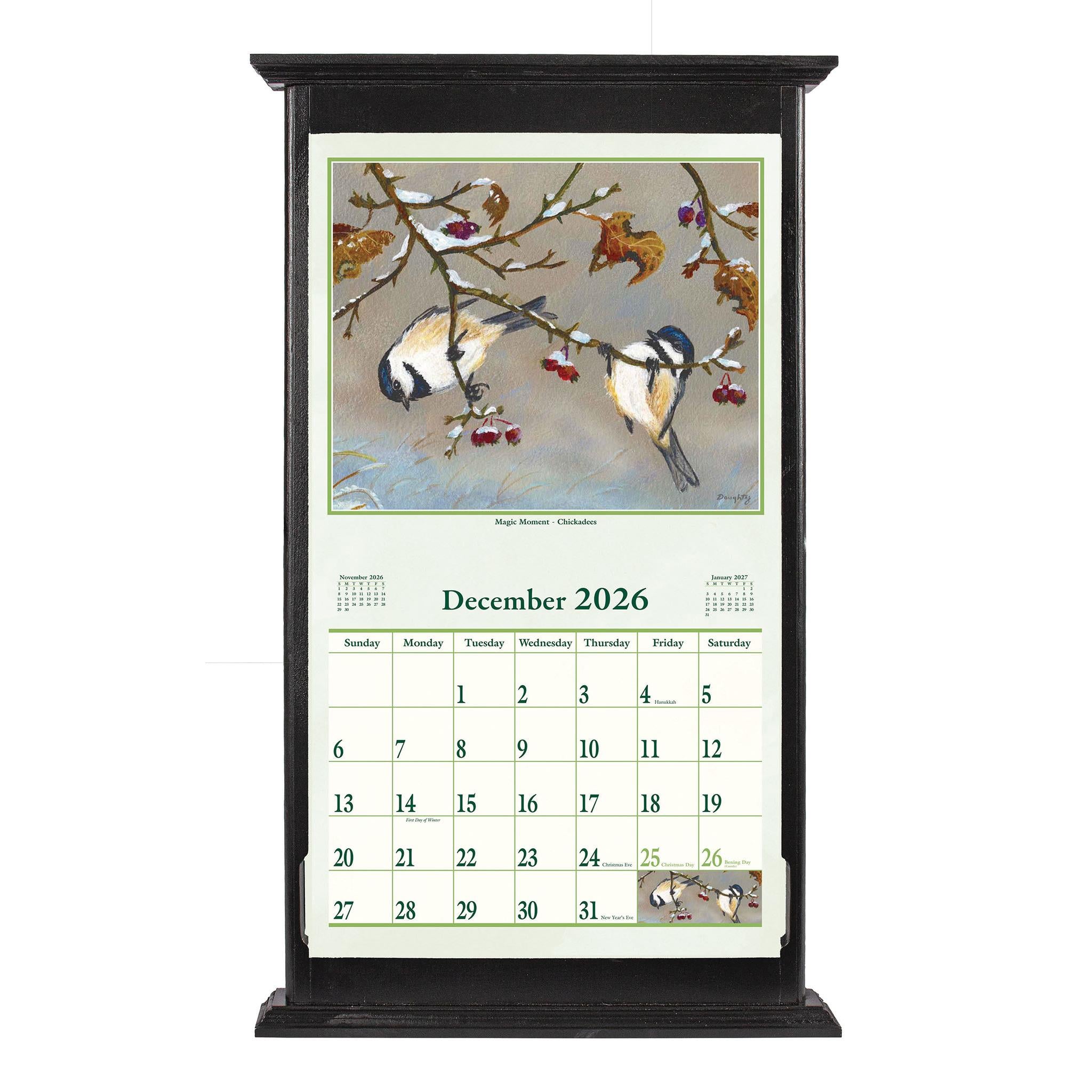 Calendrier mural Wings Of Nature 2026 - Disponible uniquement en ligne