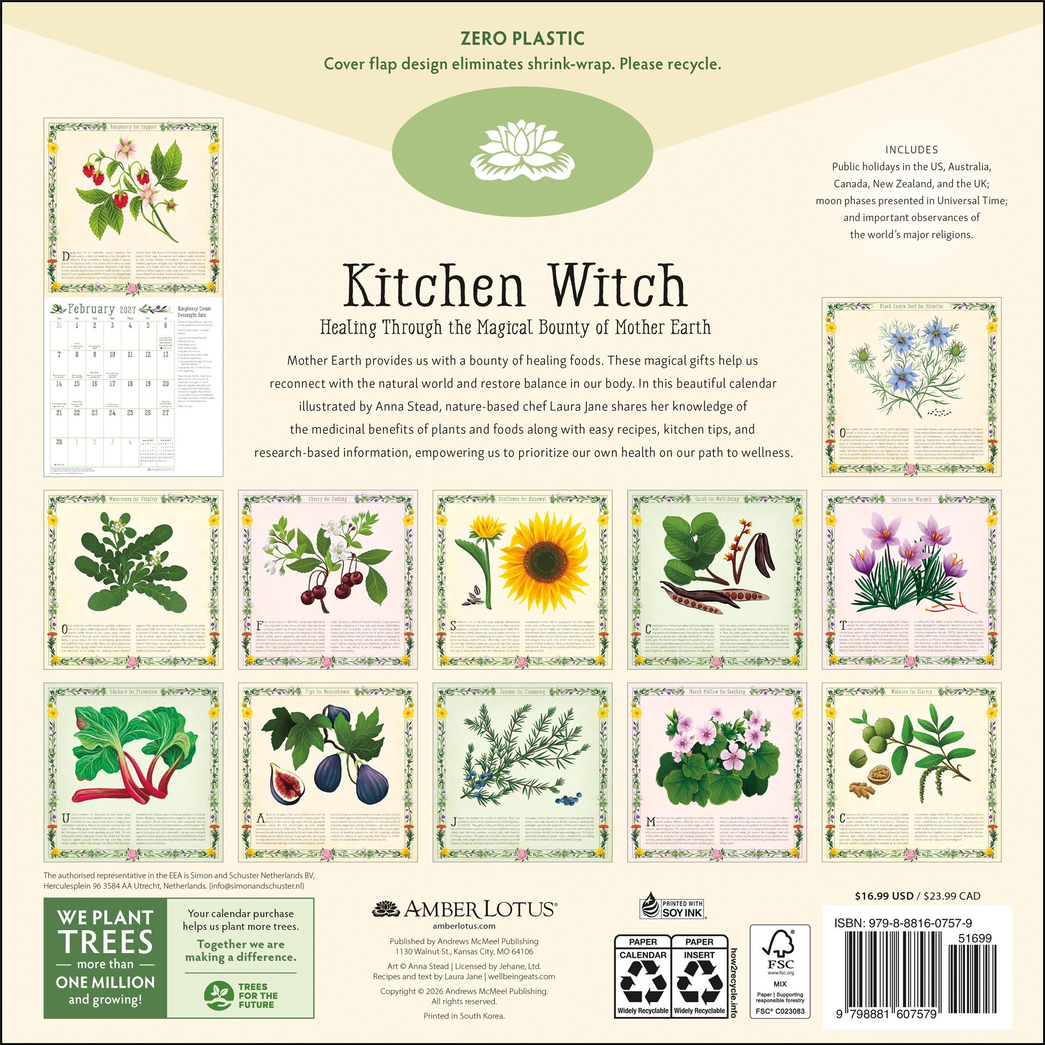 Kitchen Witch 2027 Wall Calendar - Online Only