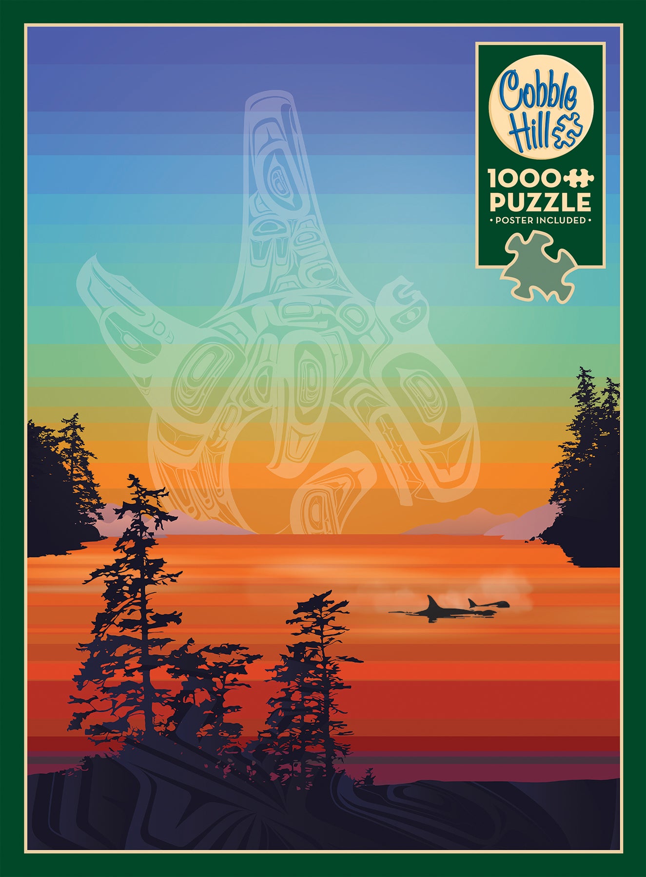 Salish Coast Colours 1000 Piece Puzzle - Online Only