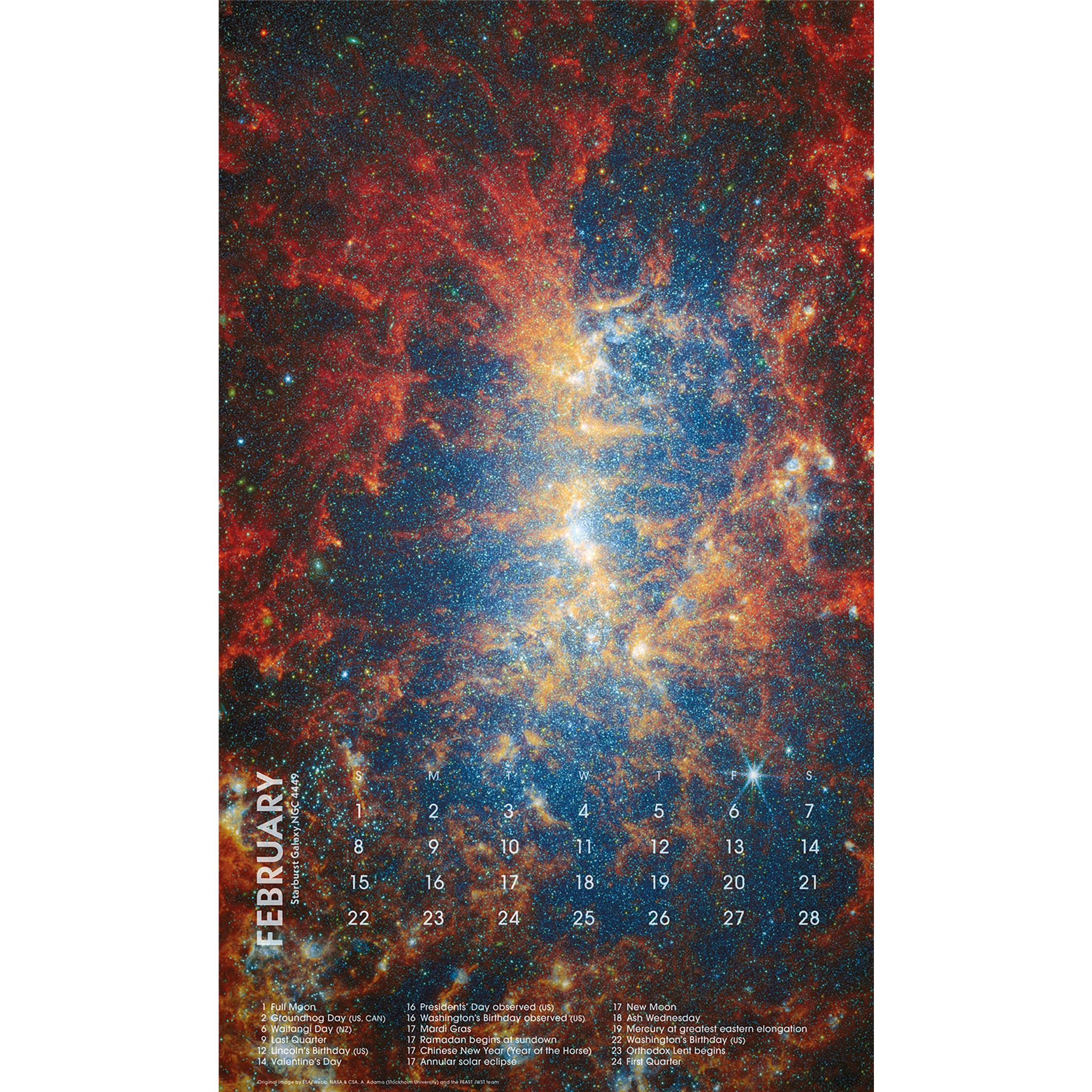 Deep Space Big Picture 2026 Poster Calendar