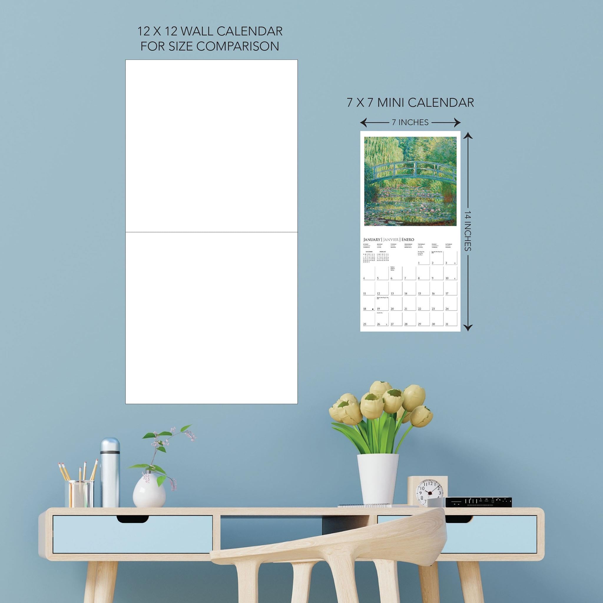 Monet 2026 Mini Calendar - Online Only