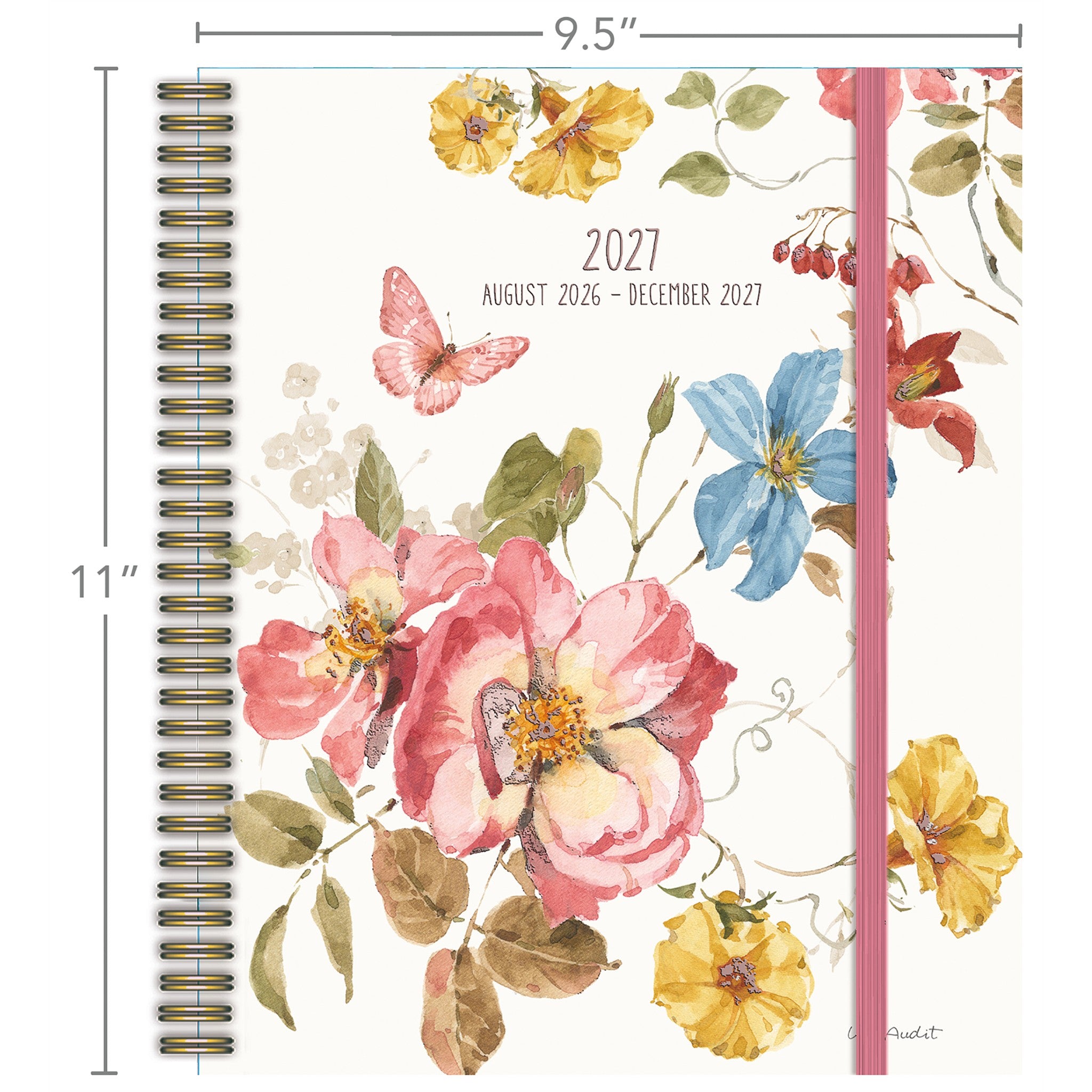 Calendrier mural "Aquarelle merveilleuse" 2026-2027