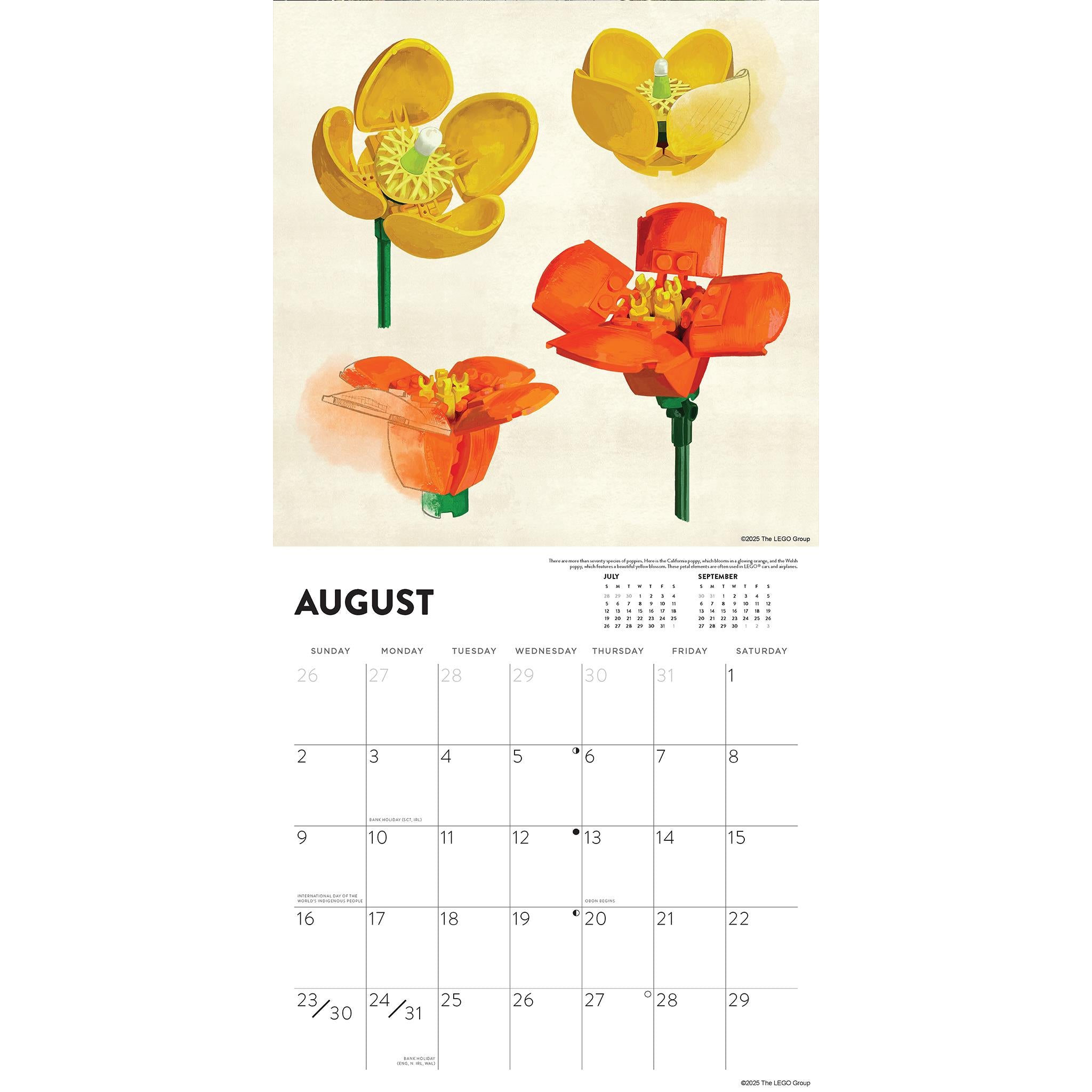 Calendrier mural Lego 2026