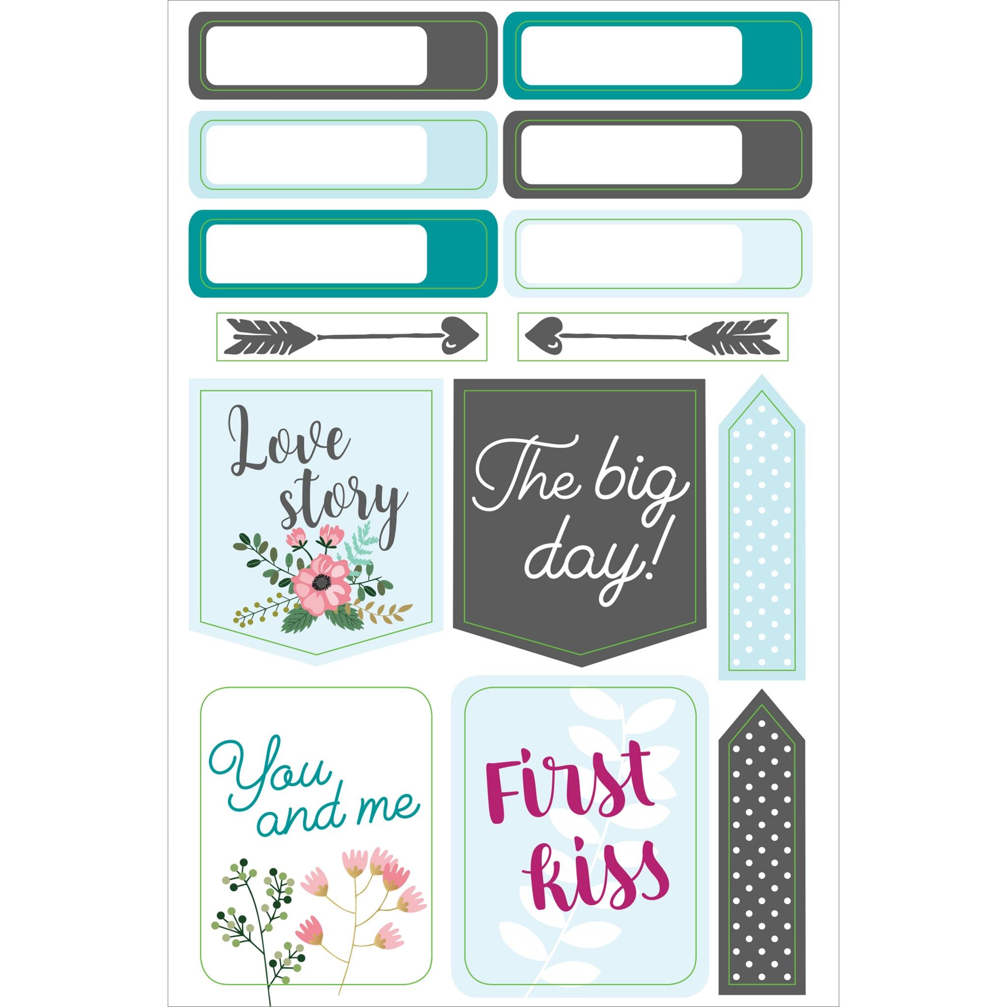 Autocollants pour organisateur de mariage