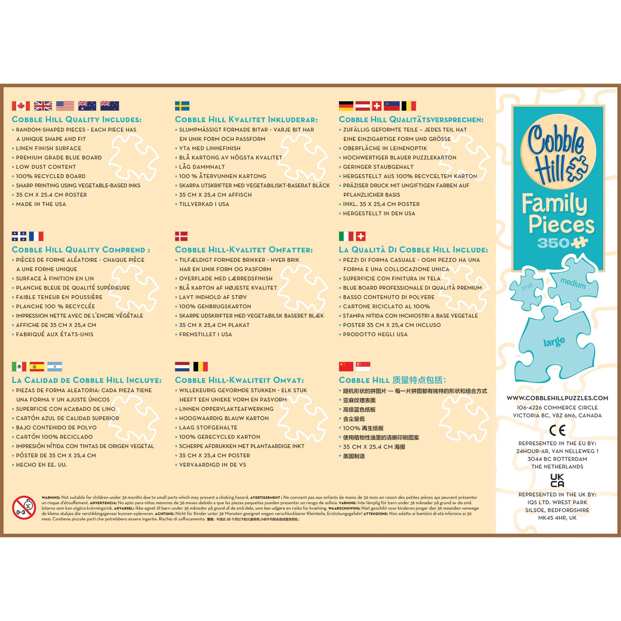 Puzzle de 350 pièces « Thanksgiving Togetherness » de Cobble Hill