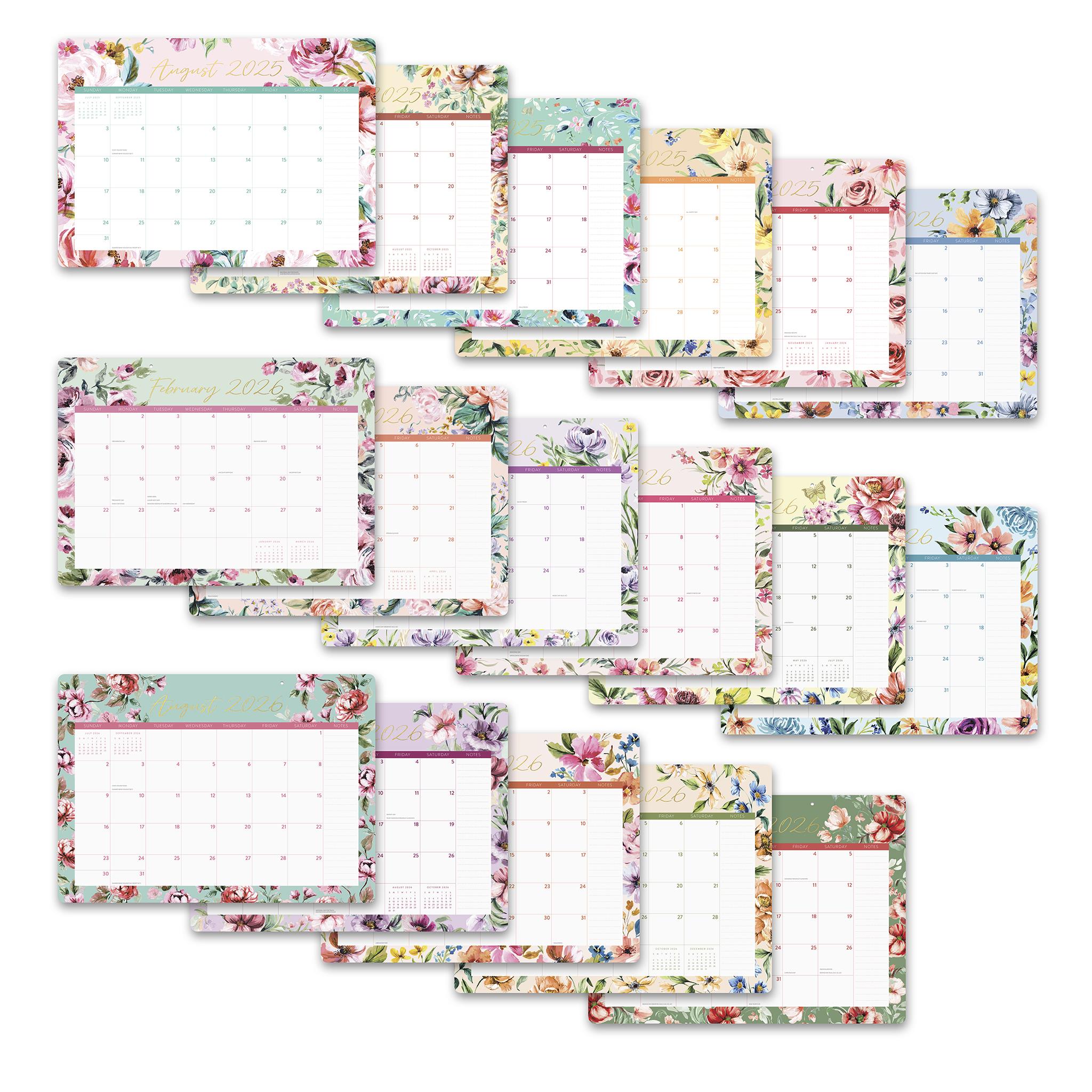 Sous-main décoratif Bella Flora 2025-2026