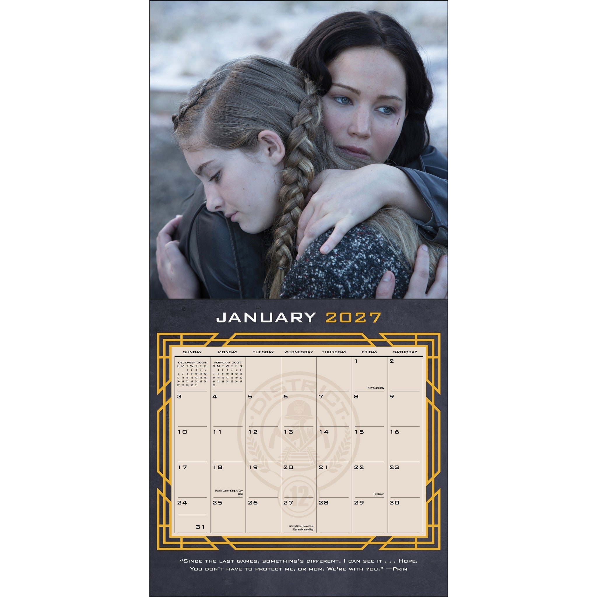 The World of the Hunger Games 2027 Wall Calendar