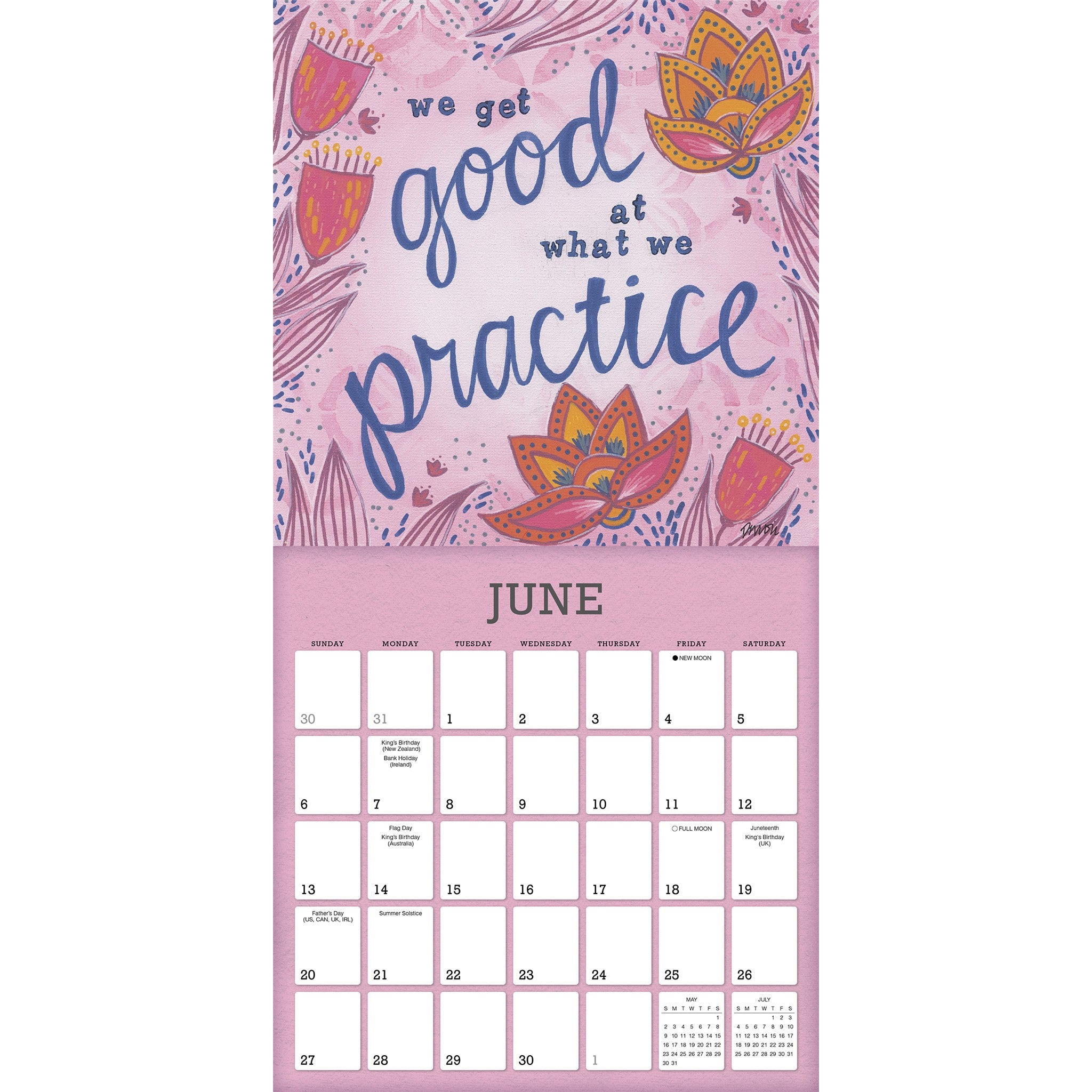 A Year of Hope and Inspiration 2027 Wall Calendar