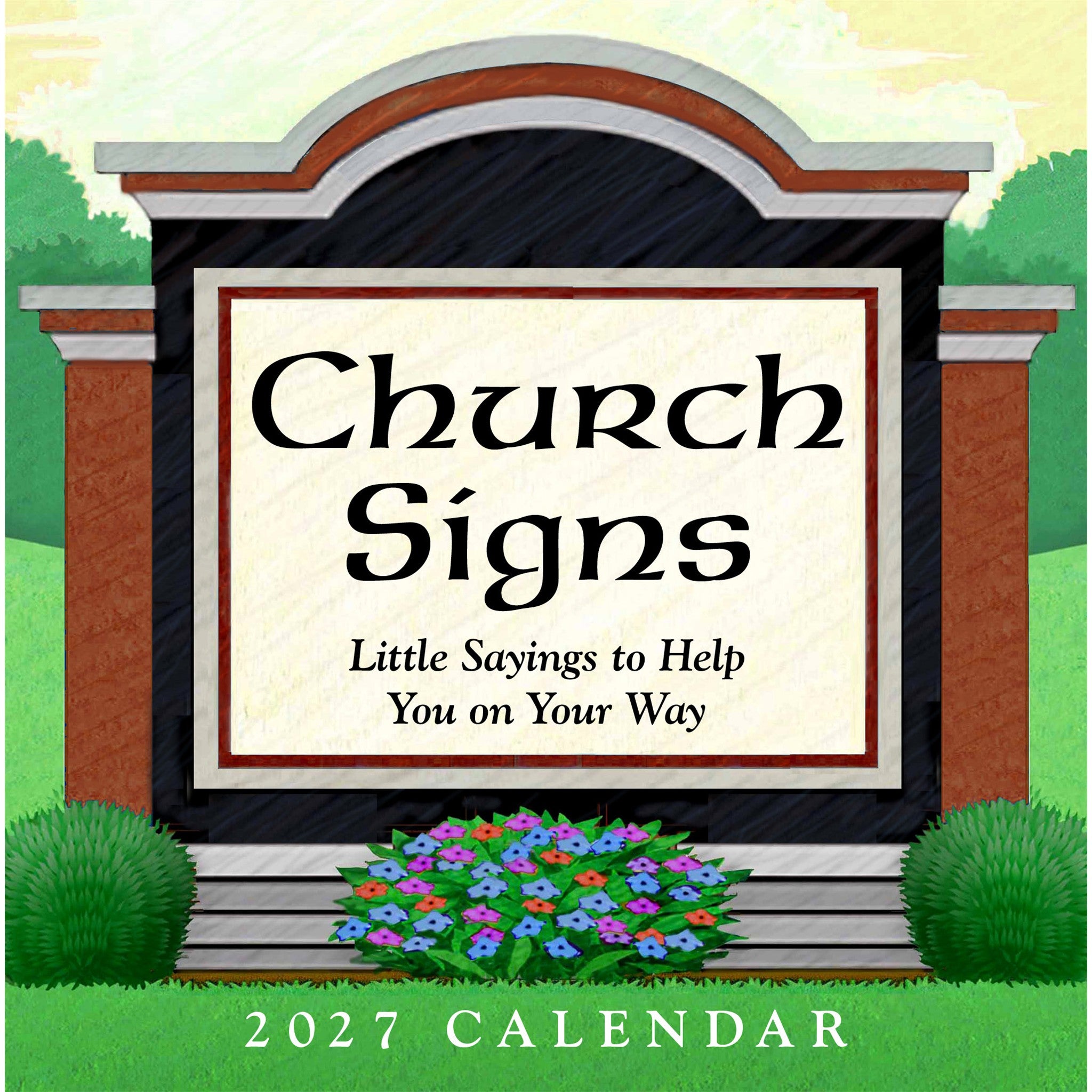 Church Signs 2027 Box Calendar